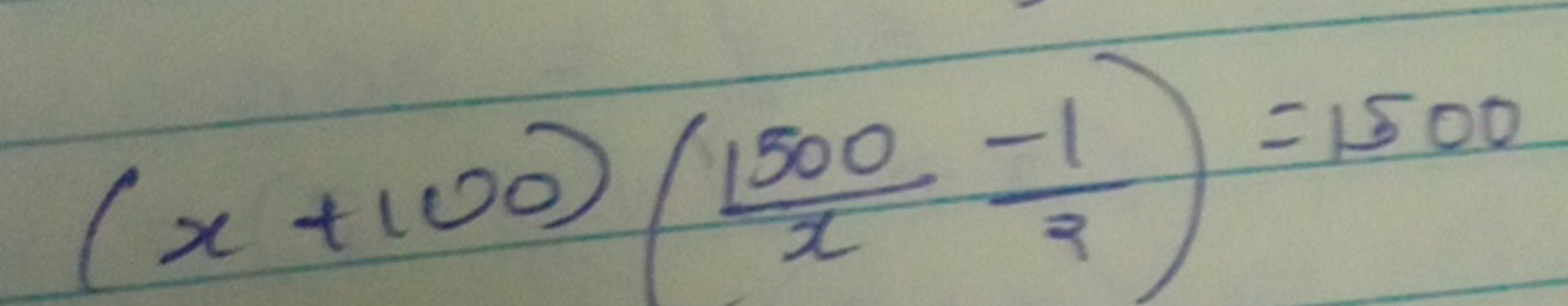 (x+100)(x1500​−21​)=1500