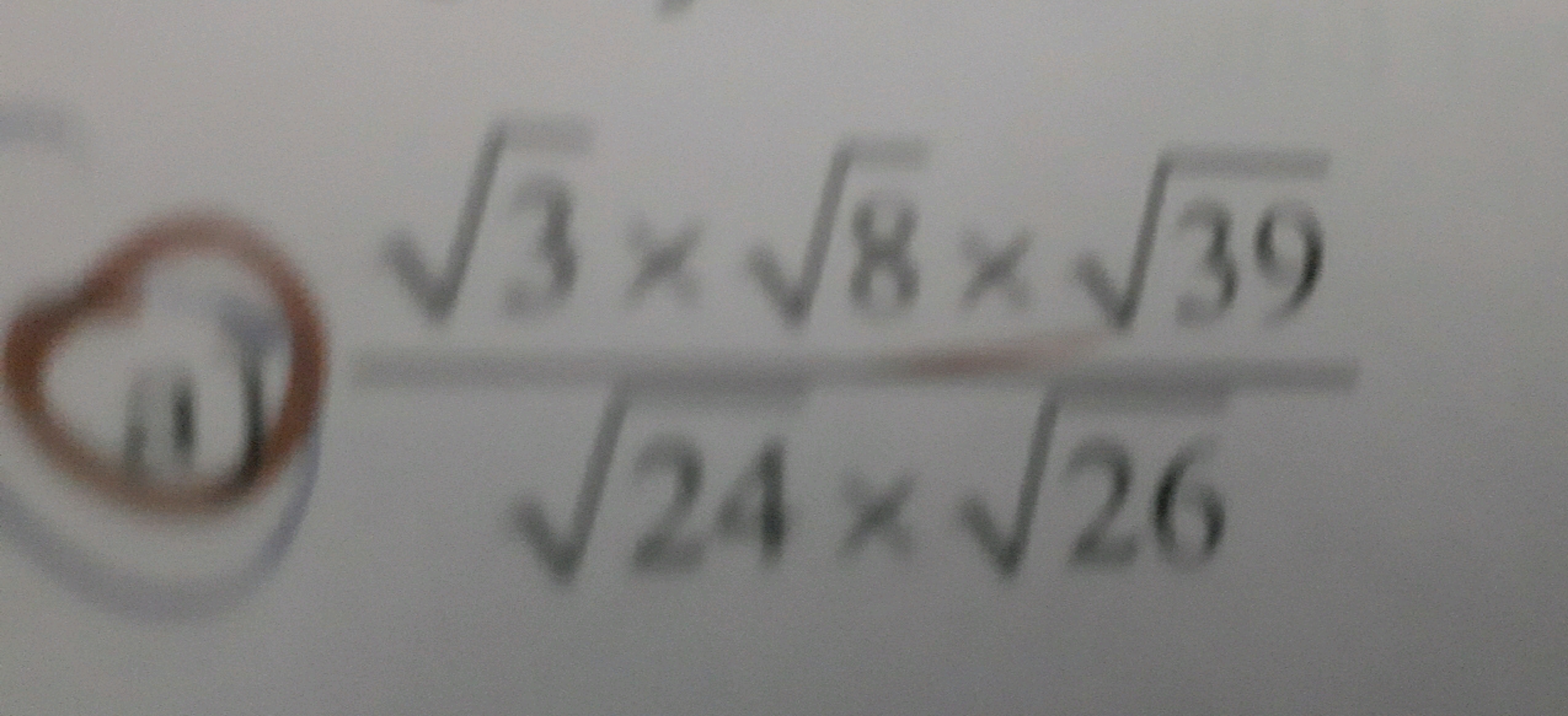 (1)) 24​×26​3​×8​×39​​