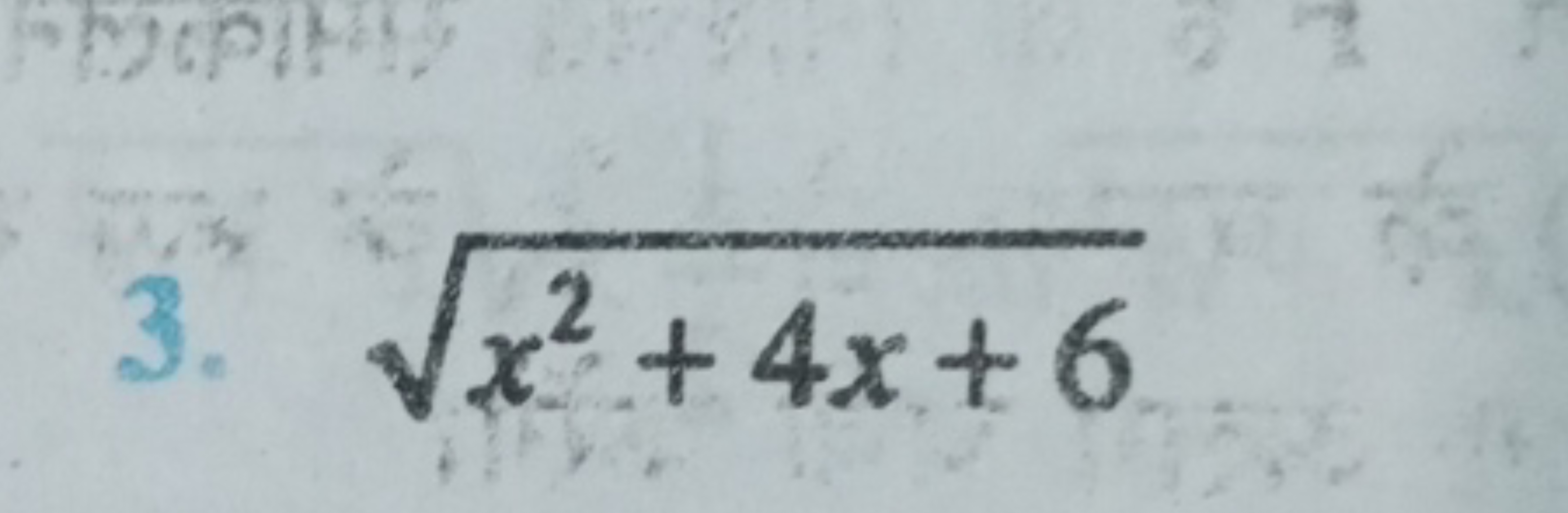 3. x2+4x+6​