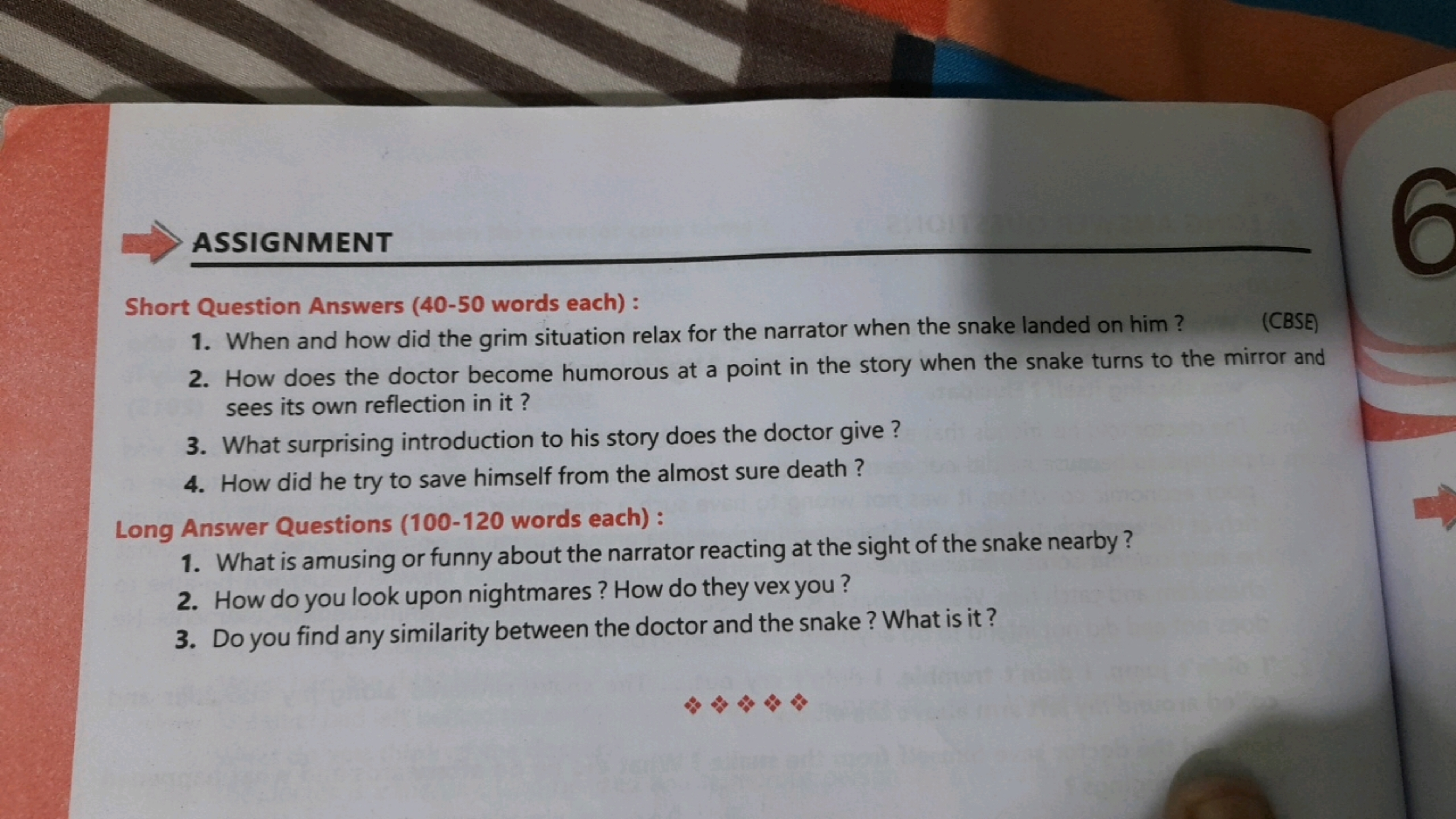 ASSIGNMENT
Short Question Answers (40-50 words each) :
1. When and how