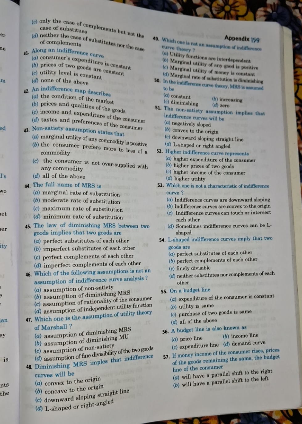 (c) only the case of complements but not the case of substitues
(d) ne