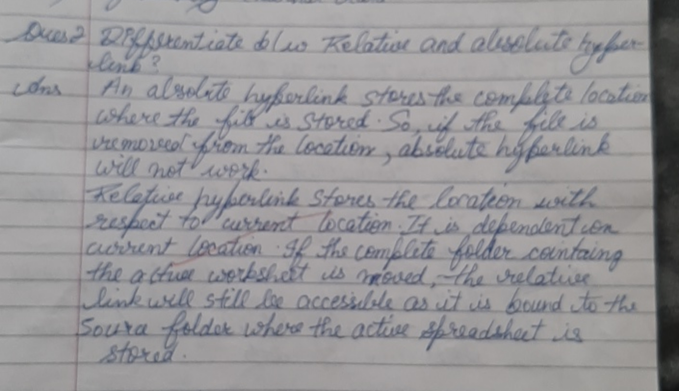 Ores 2 Differentiate do w Relative and alssolute Hyper-
and?
cons An a