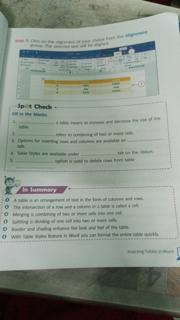 Step 3: Click on the alignment of your choice from the Alignment group