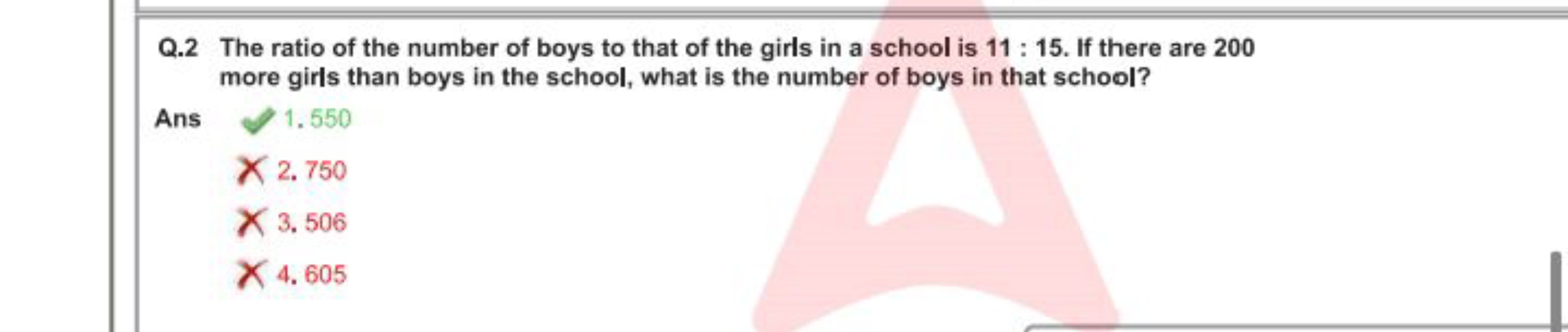  more girls than boys in the school, what is the number of boys in tha