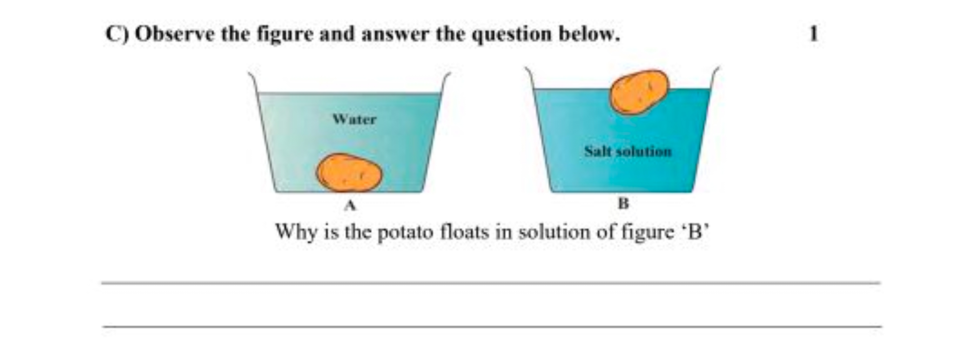 C) Observe the figure and answer the question below.
1

Why is the pot