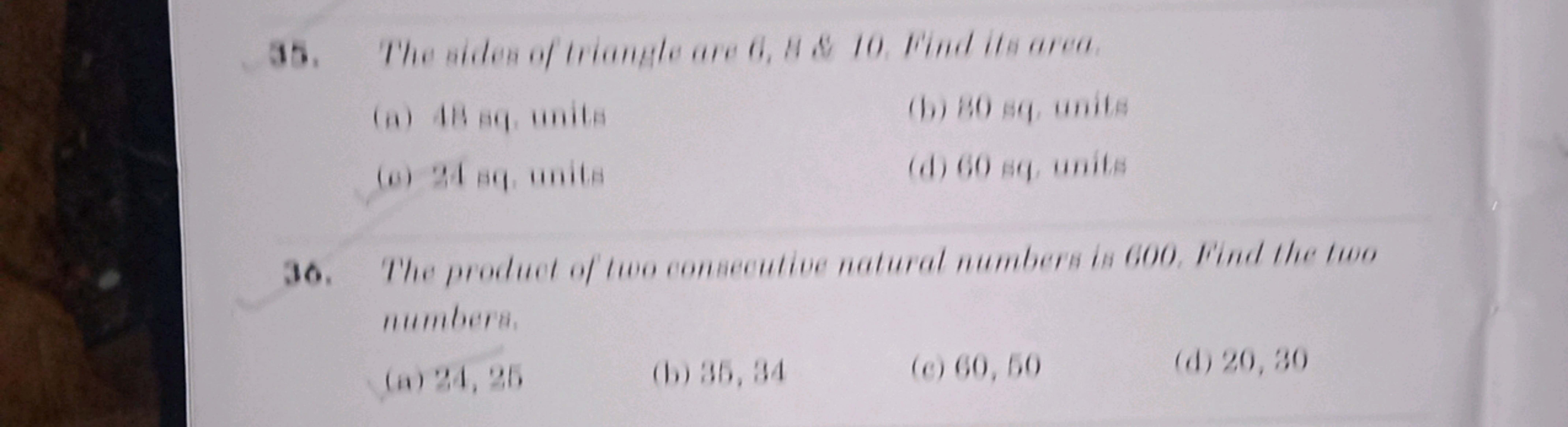 
(a) 11989 １１口１日
(b) 2489,16016
(d) 60 sq, unif白 (1"mmber日.
(a) 24,85
