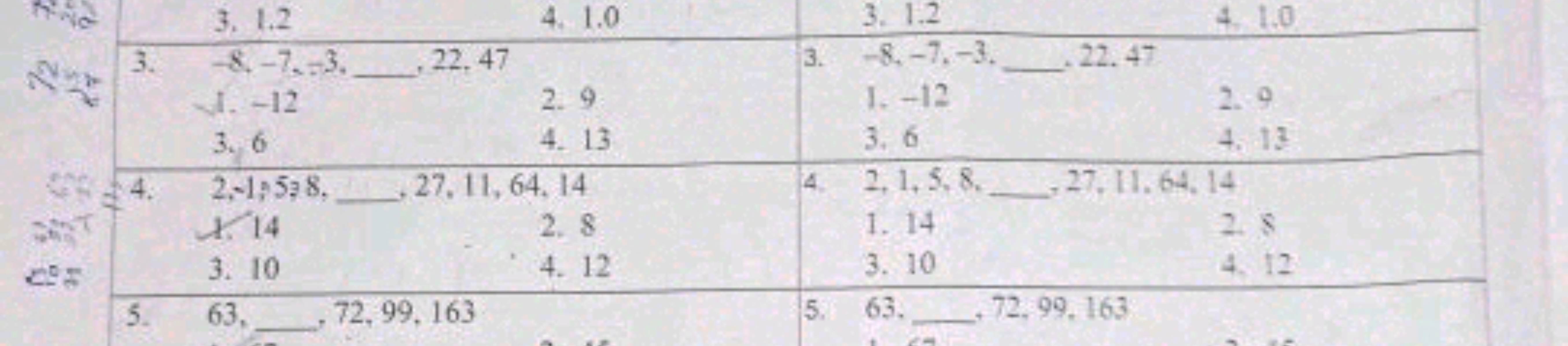 267
3.1.2
4. 1.0
3.
-8.-7.-3. 22.47
3.1.2
3. -8.-7.-3. 22.47
J.-12
2.9