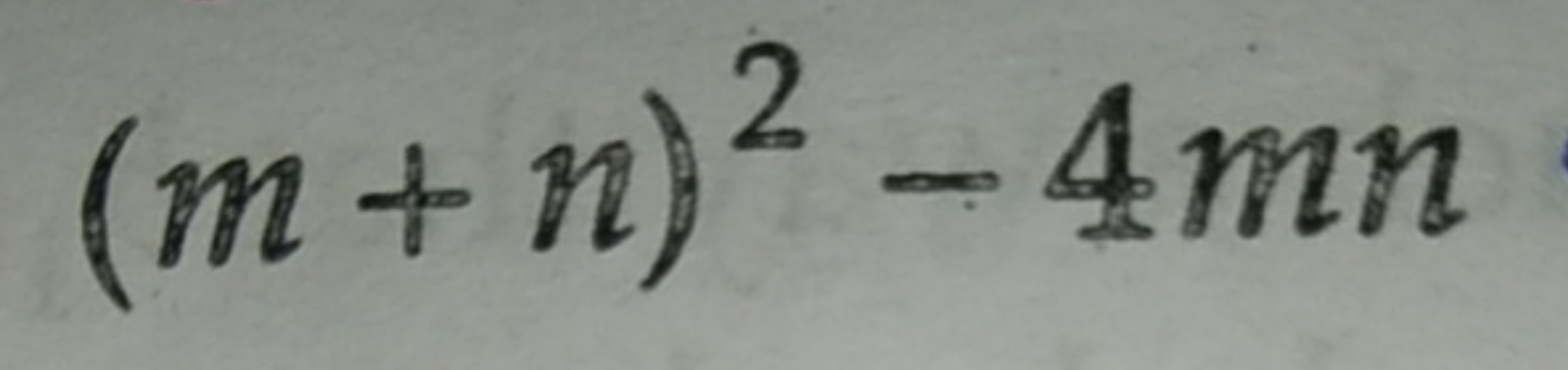 (m+n)2−4mn