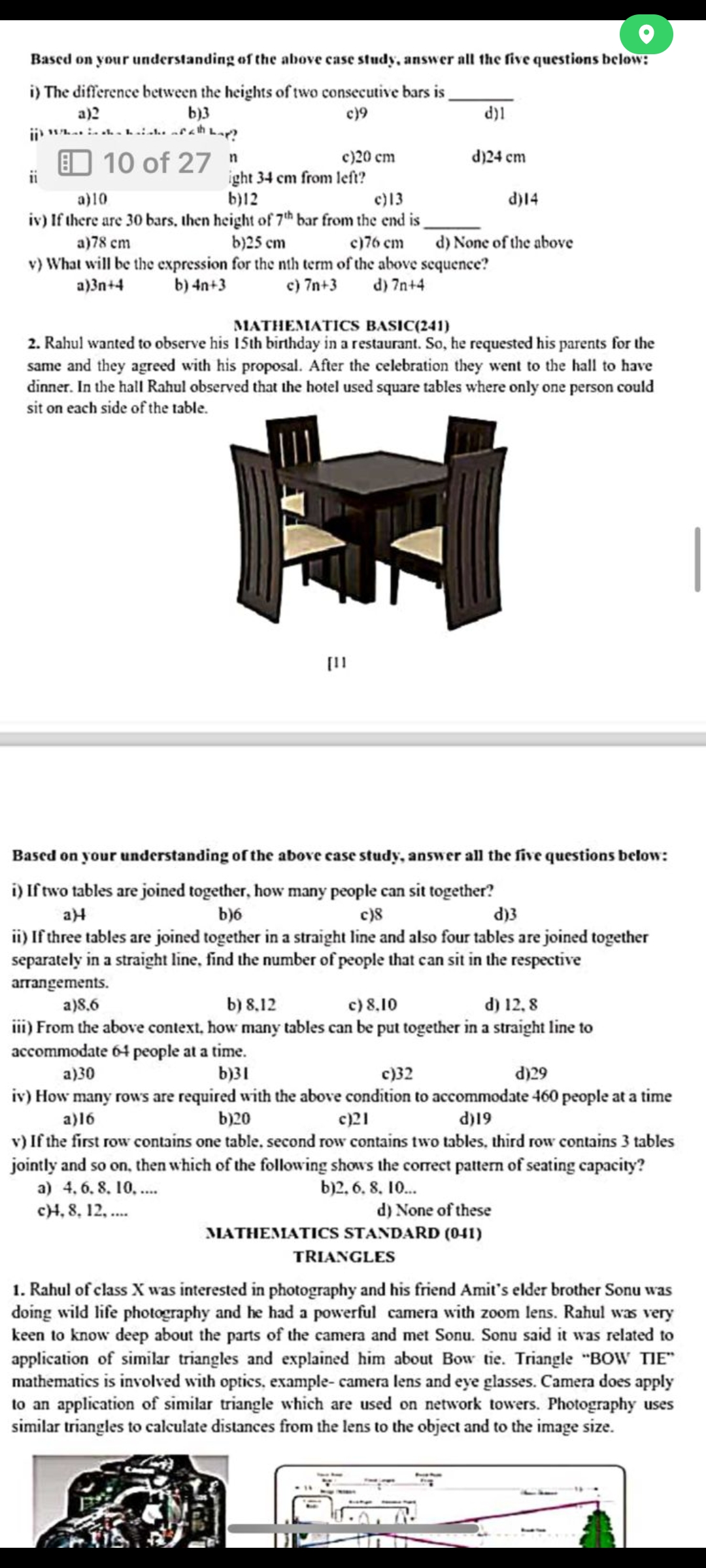 Based on your understanding of the above case study, answer all the fi