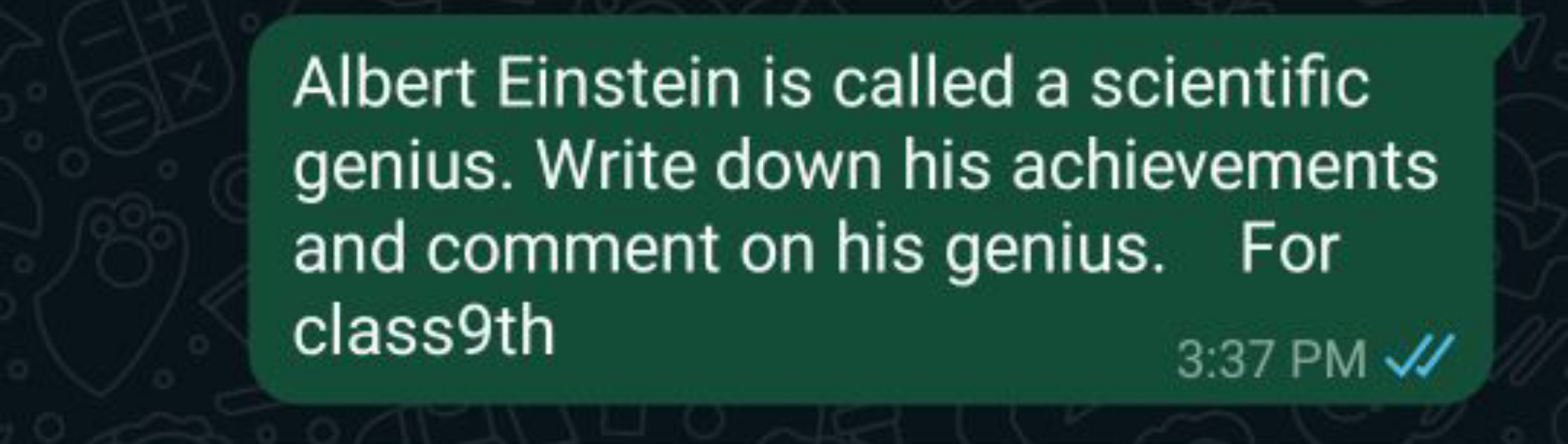 Albert Einstein is called a scientific genius. Write down his achievem