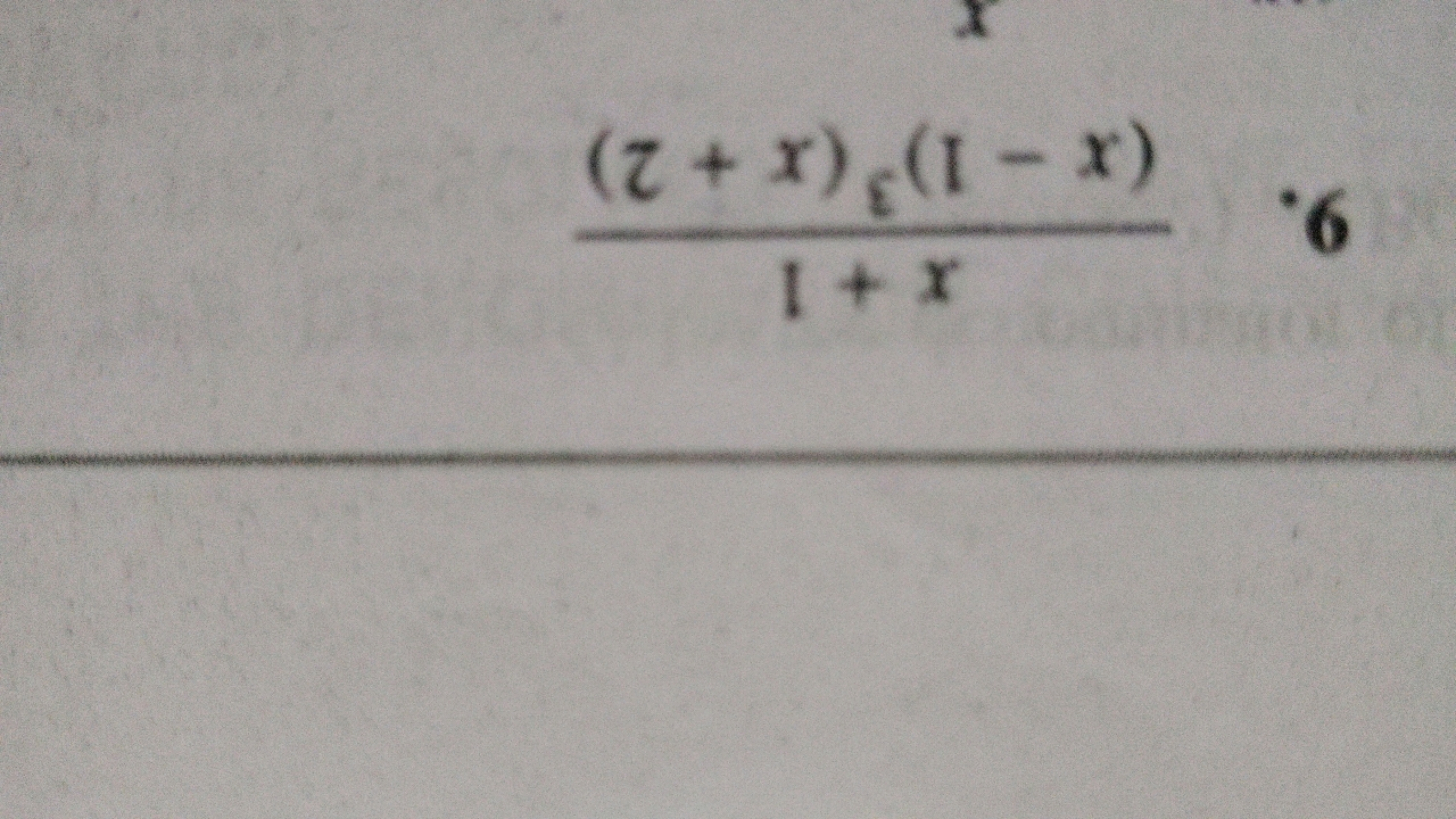 9. (x−1)3(x+2)x+1​