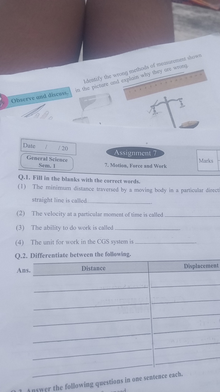 Observe and discuss. explain why they are wrong.

Date
120
General Sci