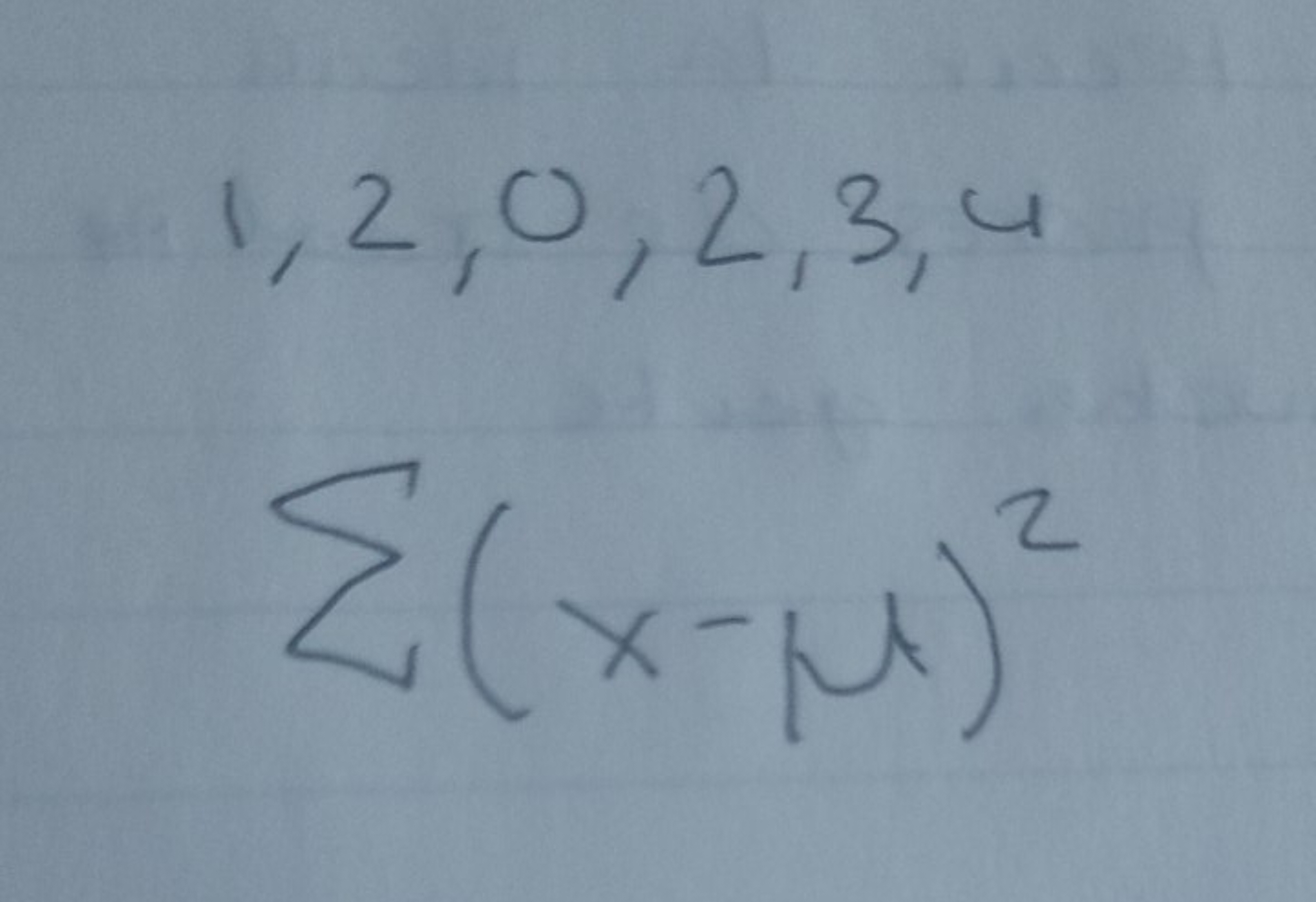 1,2,0,2,3,4∑(x−μ)2​