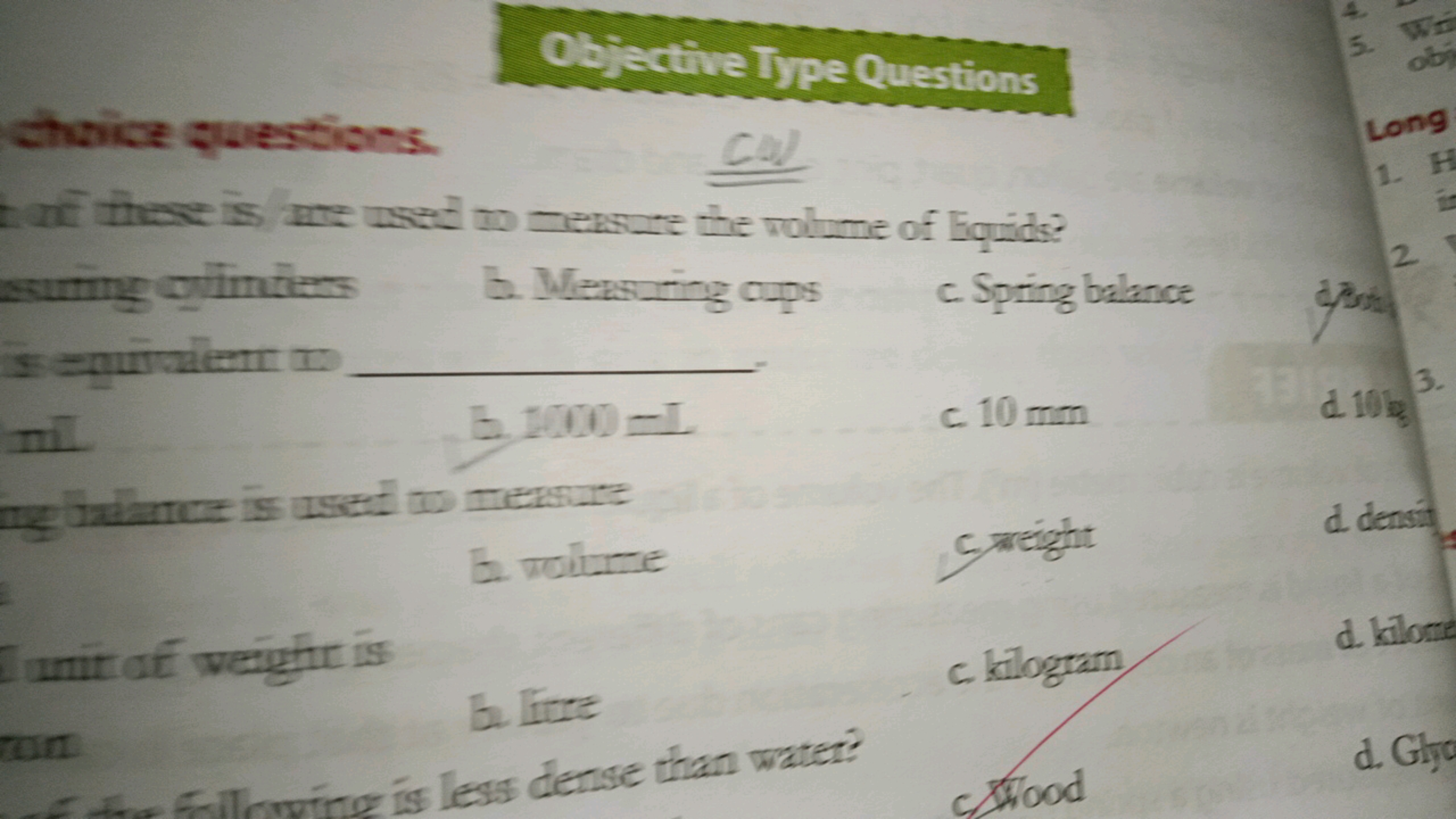 Obiective Iype Questions
chrice questions.
C.V.
turf these is are used