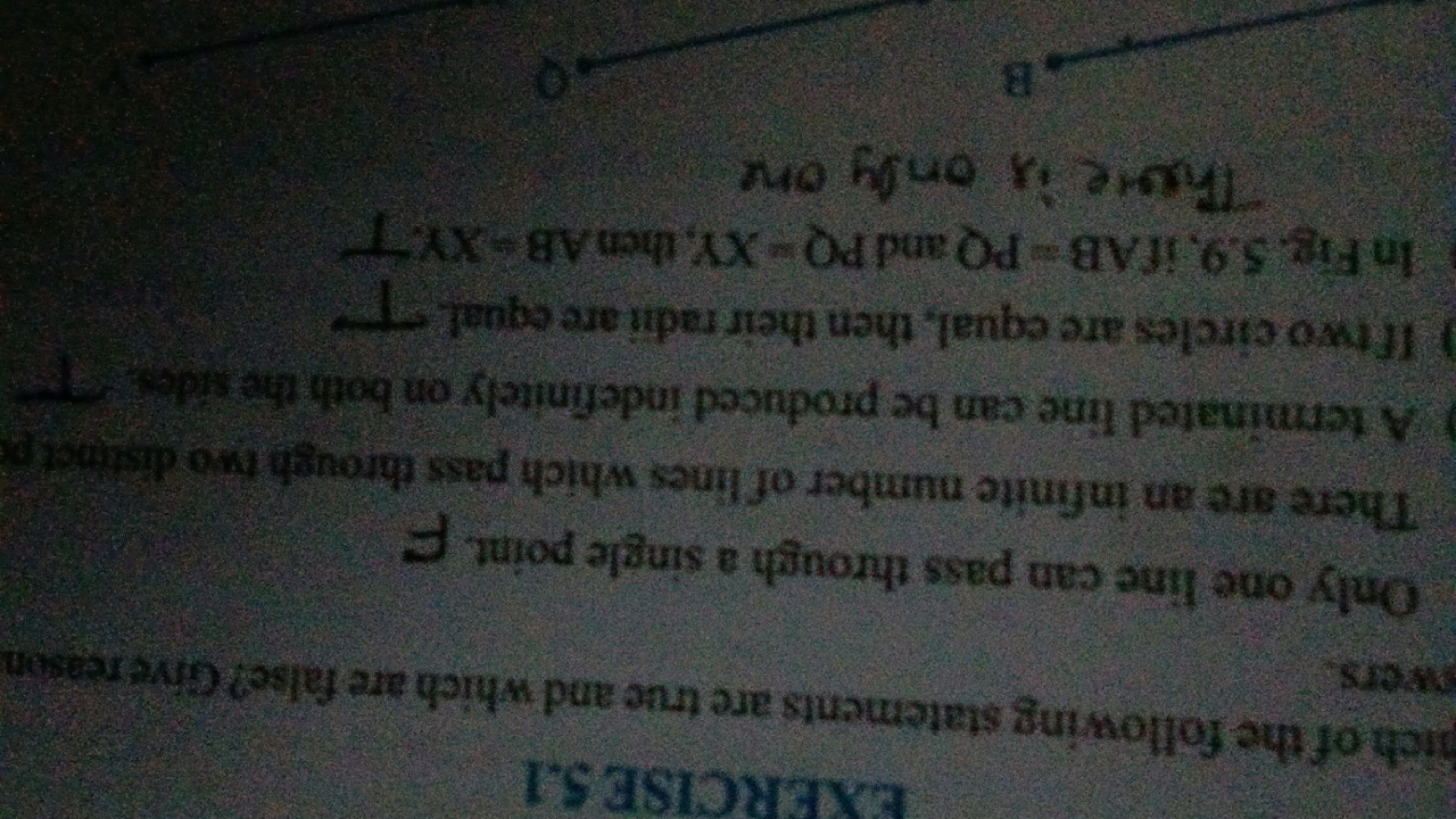 EXERCISE 5.1
of the following statements are true and which are false?