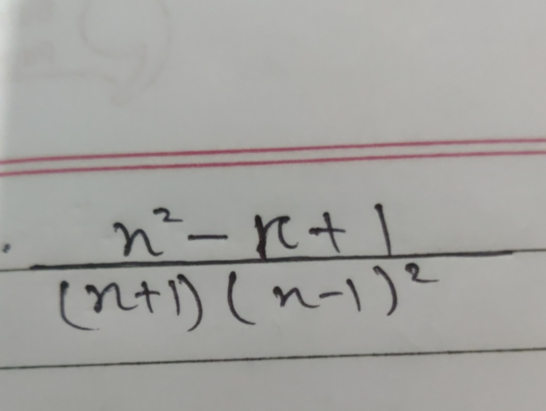 (n+1)(n−1)2n2−n+1​