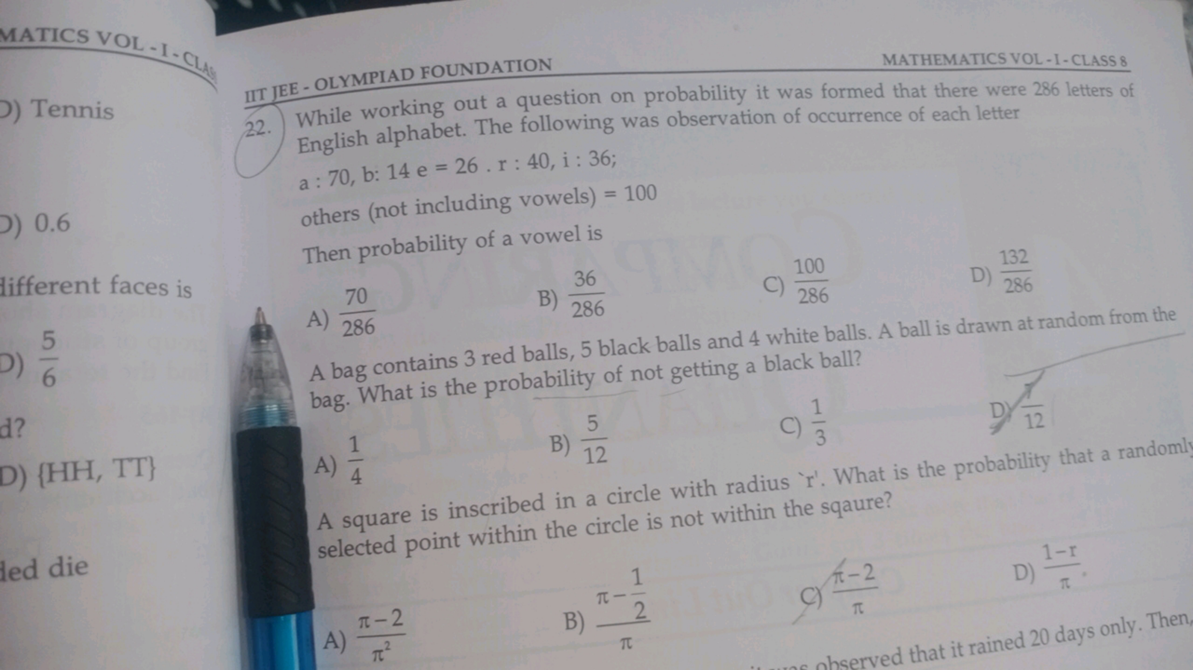 MATICS VOL-1-CLAS
IIT JEE - OLYMPIAD FOUNDATION
D) Tennis
D) 0.6
diffe