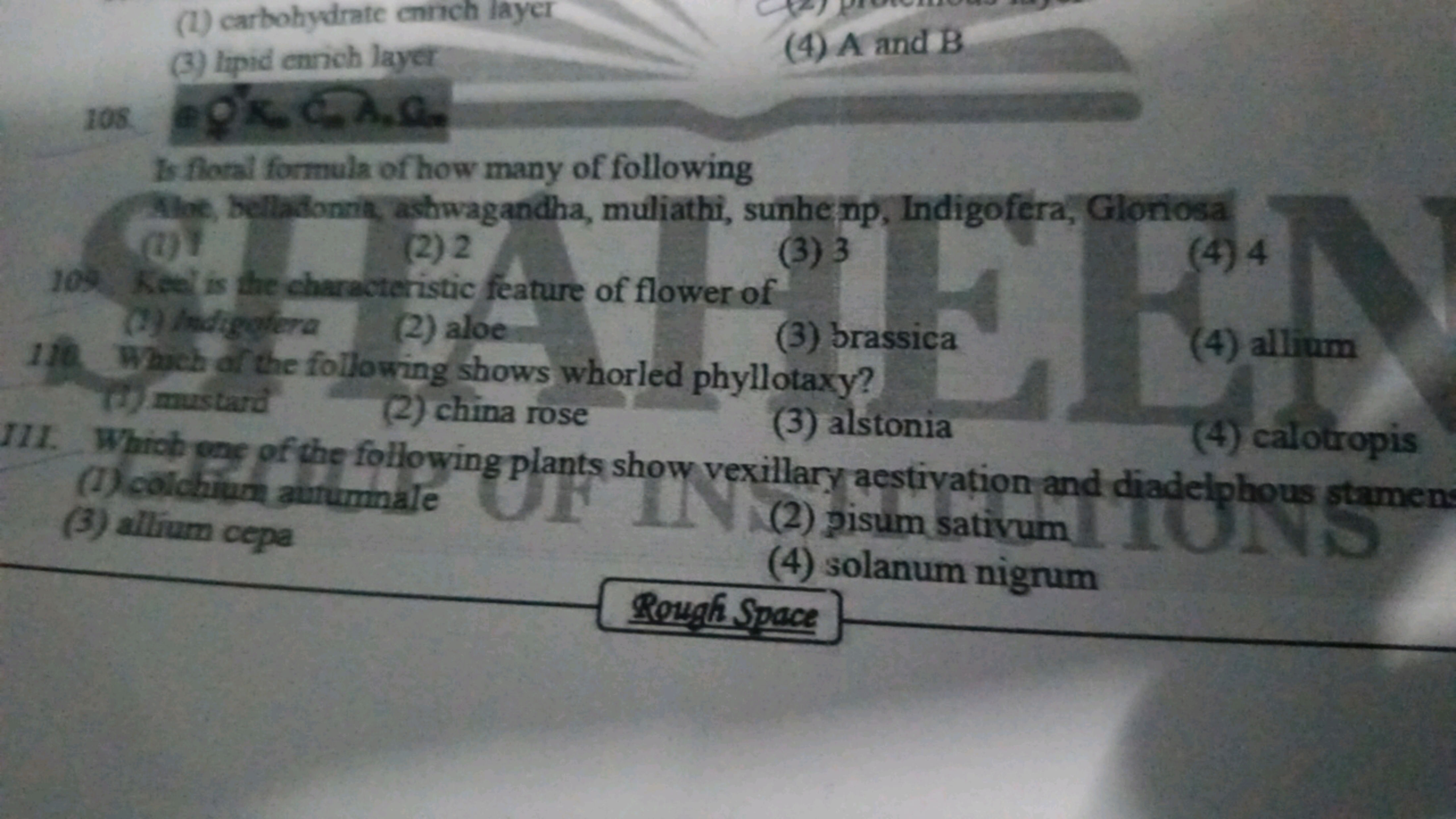 (1) carbohydrate enrich layer
(3) lipid enrich layer
108 OKCA.C.
Is fl