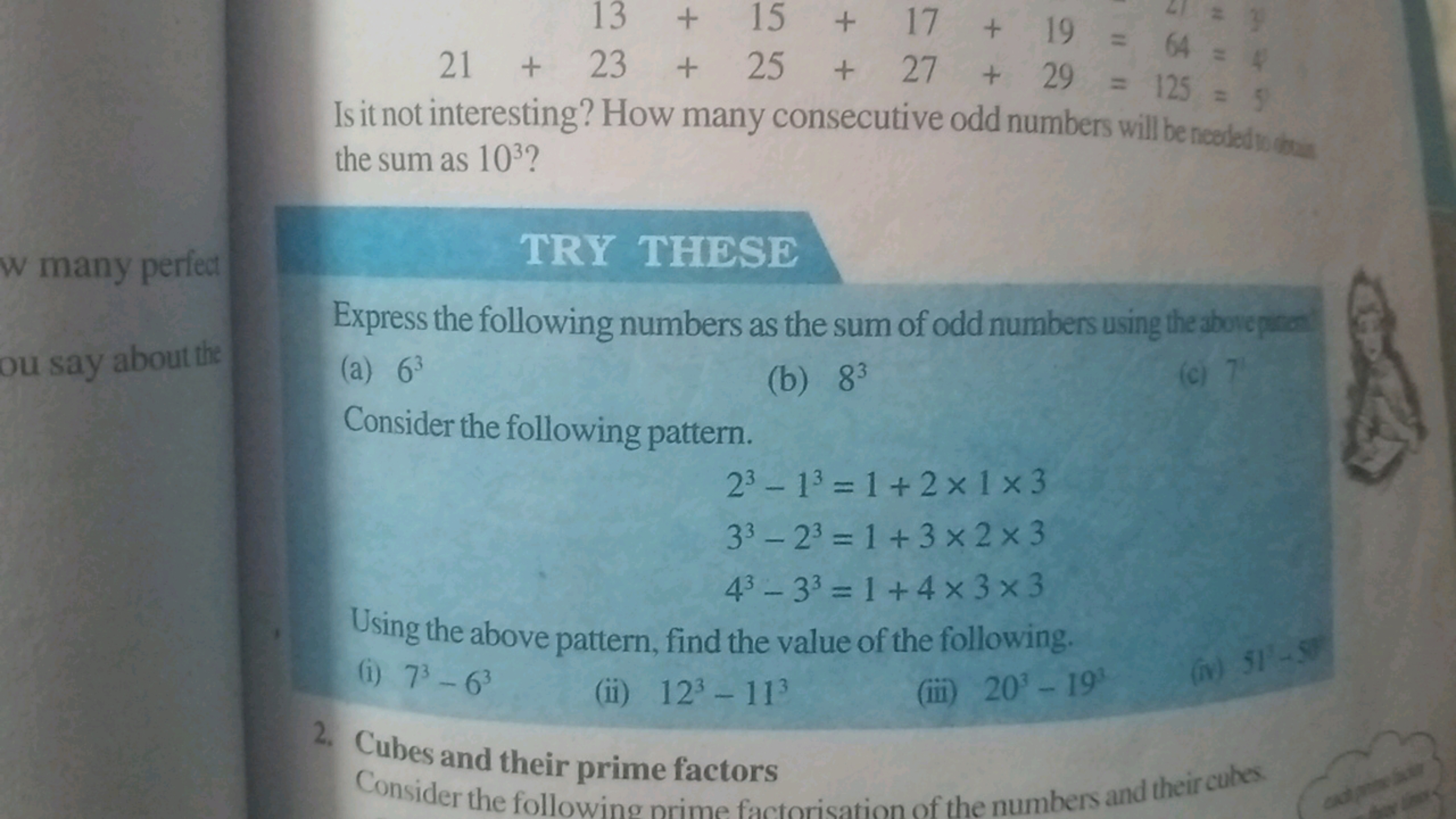 13+15+17+19=6=321+23+25+27+29=125=4 interesting? How many consecutive 