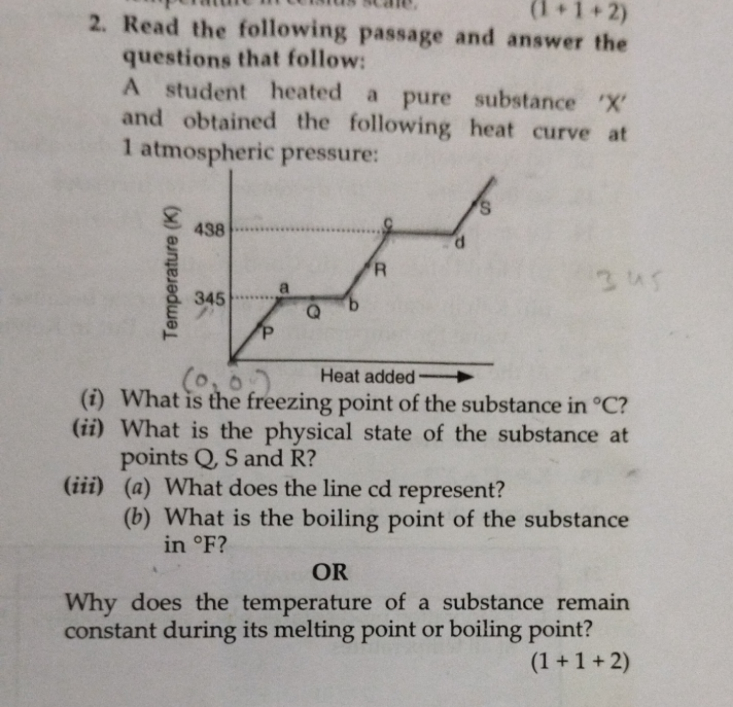 2. Read the following passage and answer the questions that follow:
A 