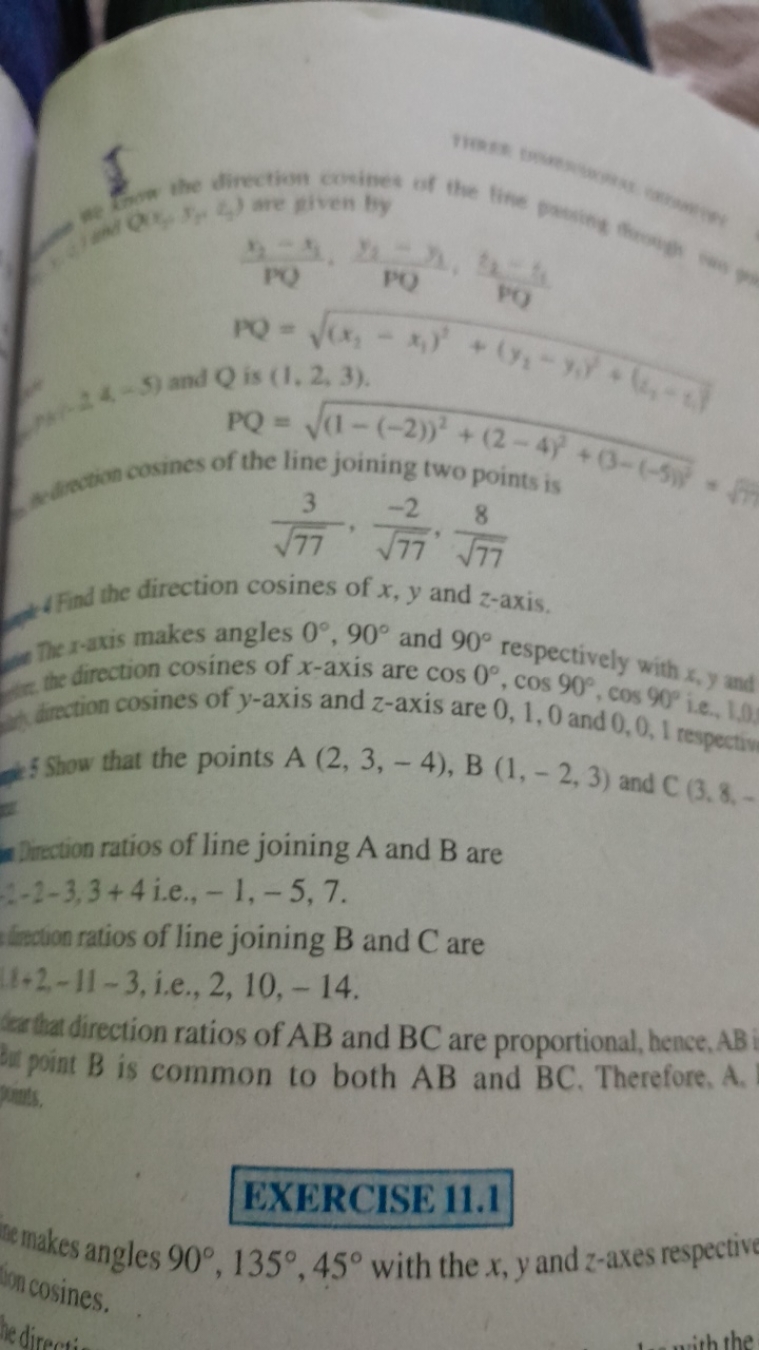 thenter them.  
PQ,PQ,PO50​
5) and Q is (1,2,3).
PQ=(1−(−2))2+(2−4)2+(