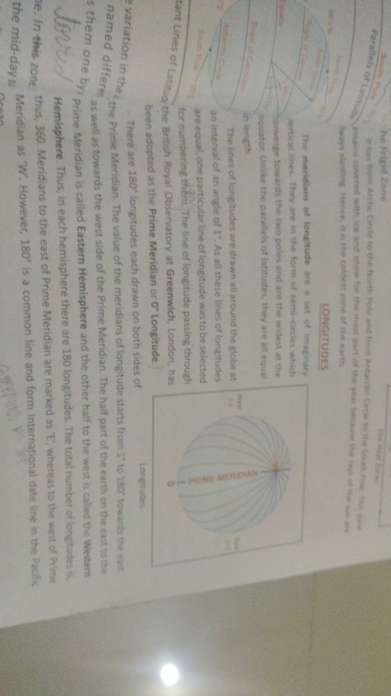 South Pote
Parallels of
And
pic of C
Latitude
Tropic of Capric
tarctic