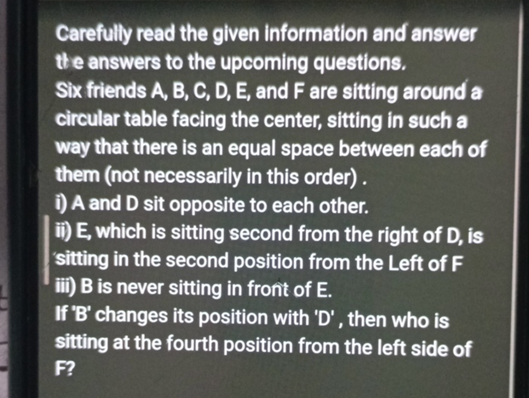 Carefully read the given information and answer the answers to the upc