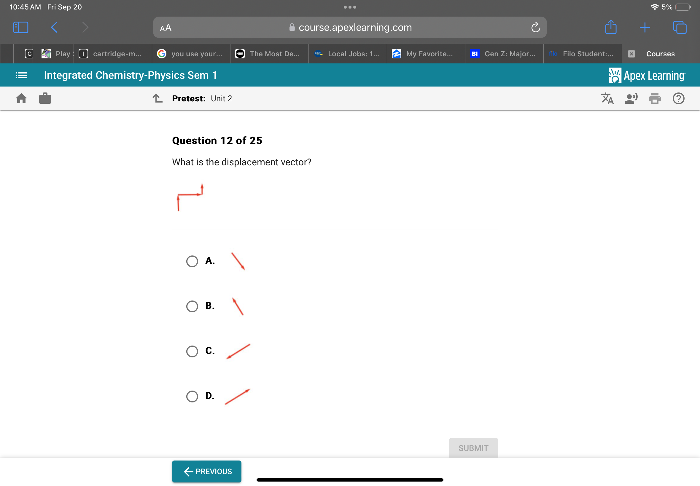 10:45 AM Fri Sep 20
5%
AA
course.apexlearning.com
Play
cartridge-m...
