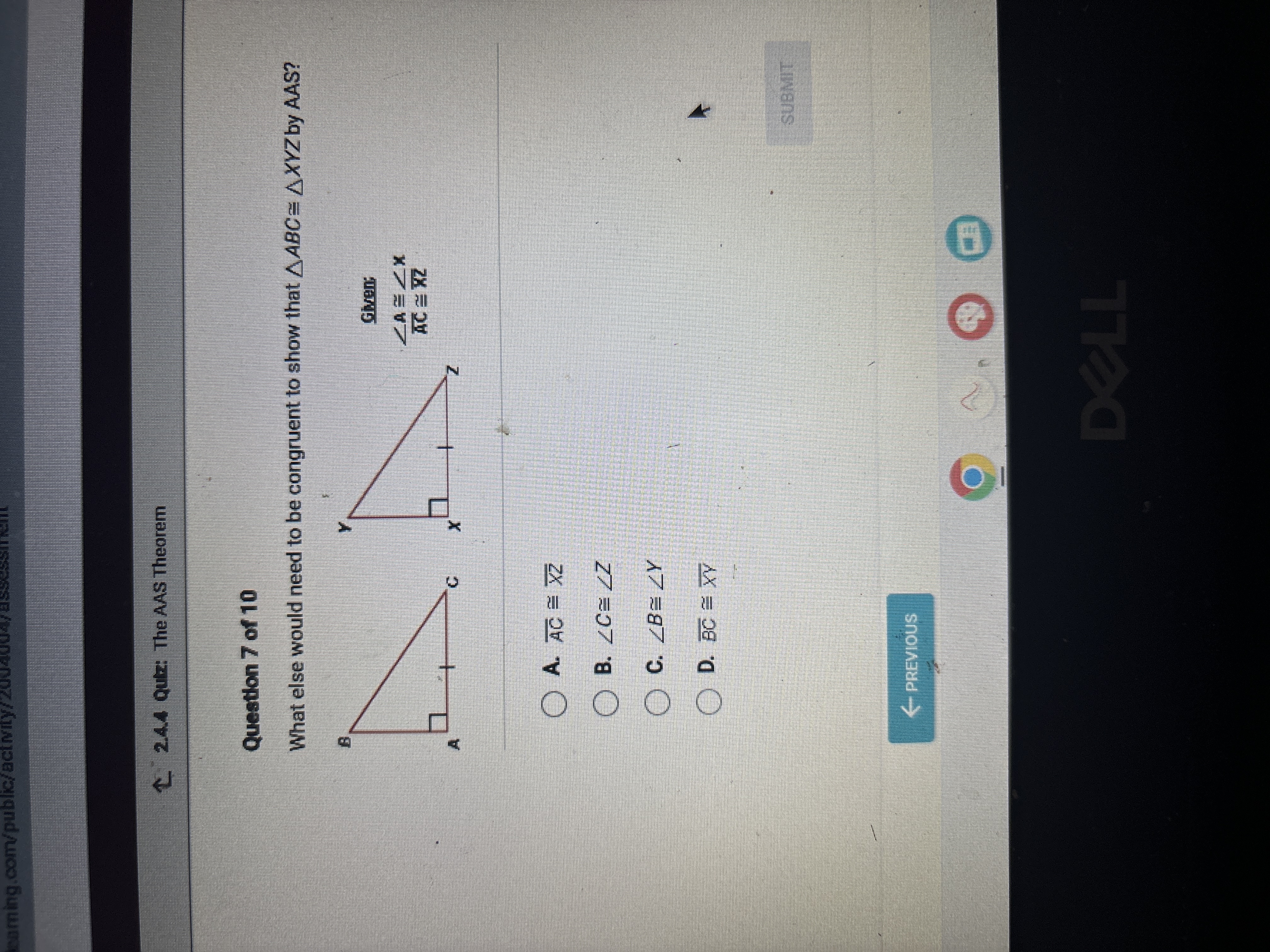 earning.com/public/activity/2004004/assessi
2.4.4 Quiz: The AAS Theore