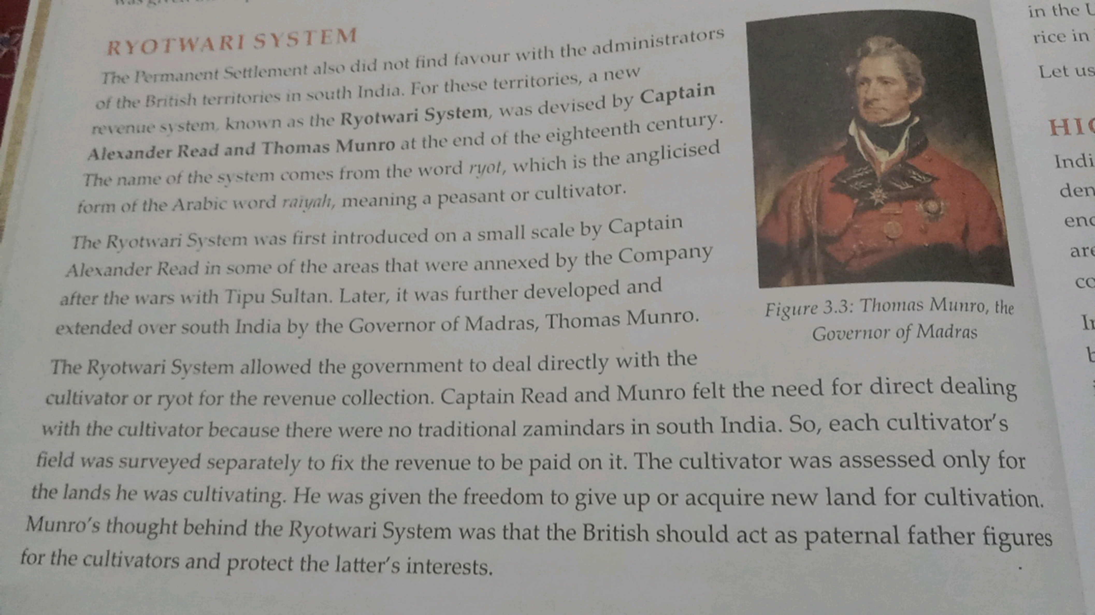 RYOTWARI SYSTEM
The Permanent Settlement also did not find favour with