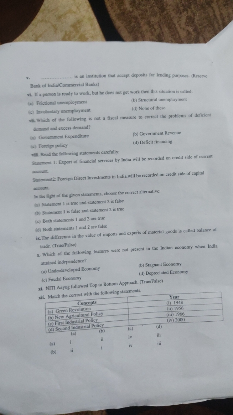 v.  is an institution that accept deposits for lending purposes. (Rese