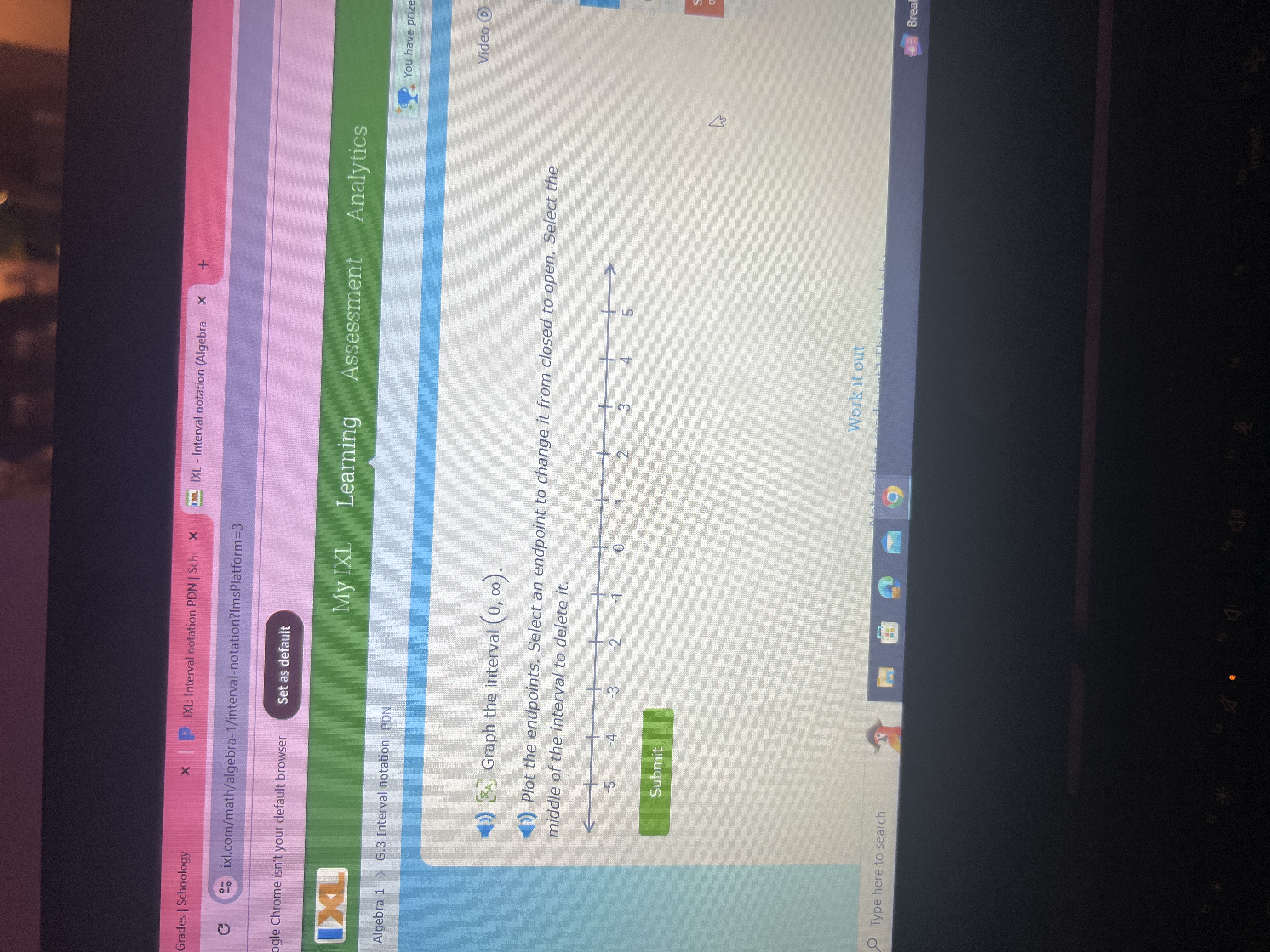 Grades | Schoology
×
IXL: Interval notation PDN | Sch X
DL IXL - Inter