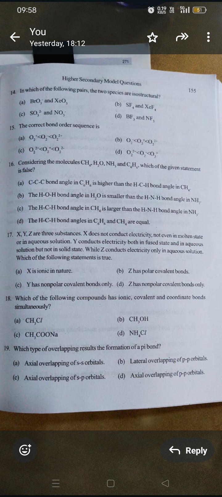 09:58
0.19
閩
51
271
Higher Secondary Model Questions
14. In which of t