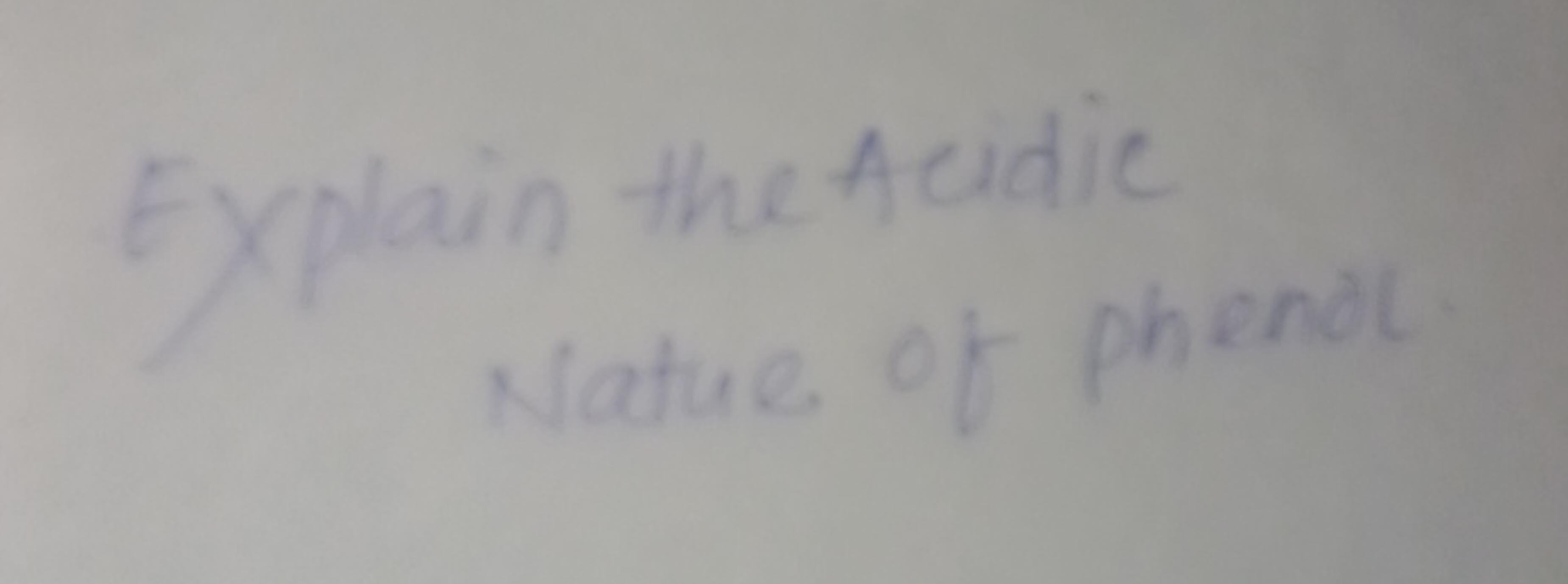 Explain the Acidic value of pres