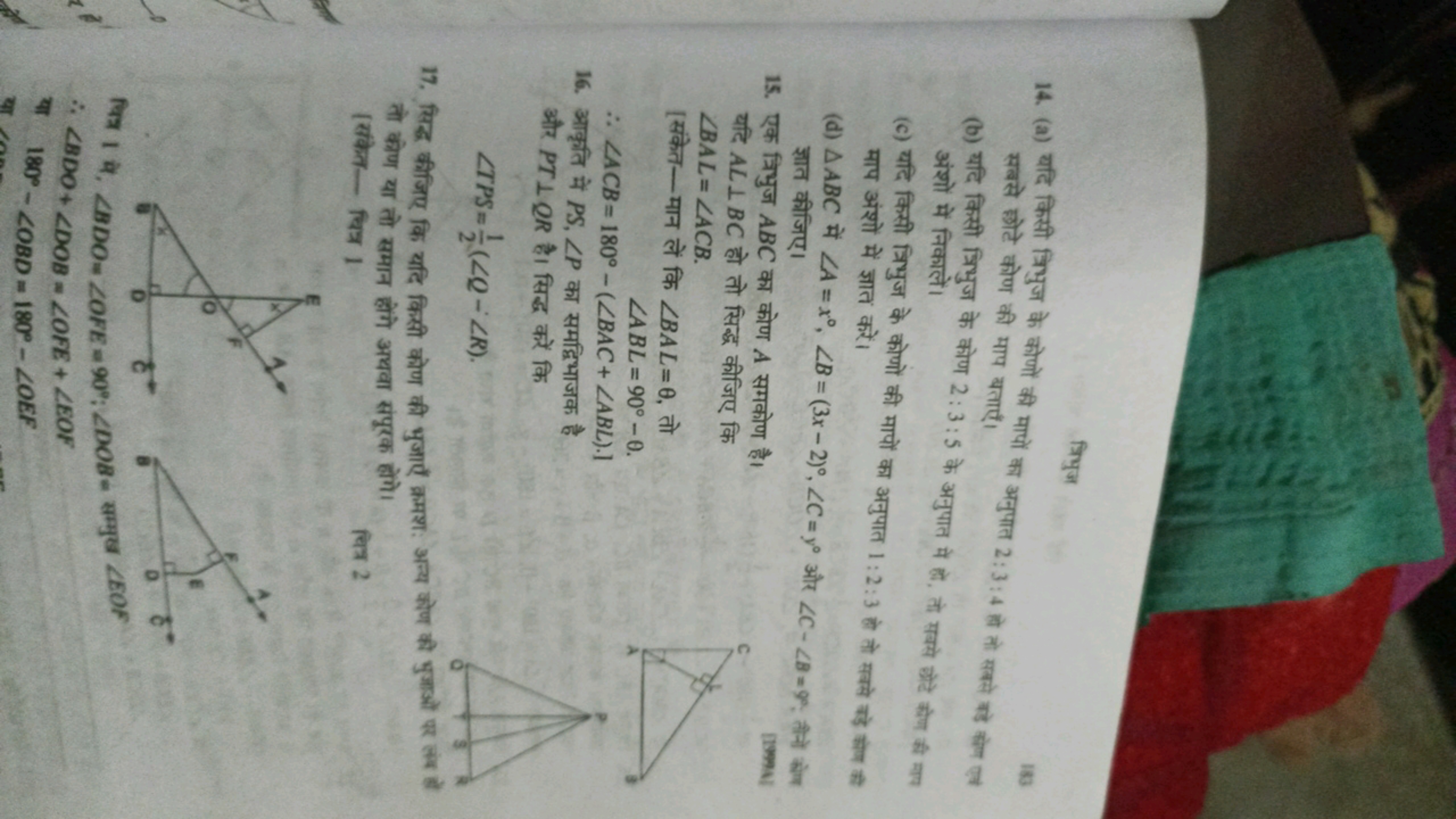 fingar
14. (a) a fe for a 23:4
(b) are fast forget is a 2:3:5
#franc
(