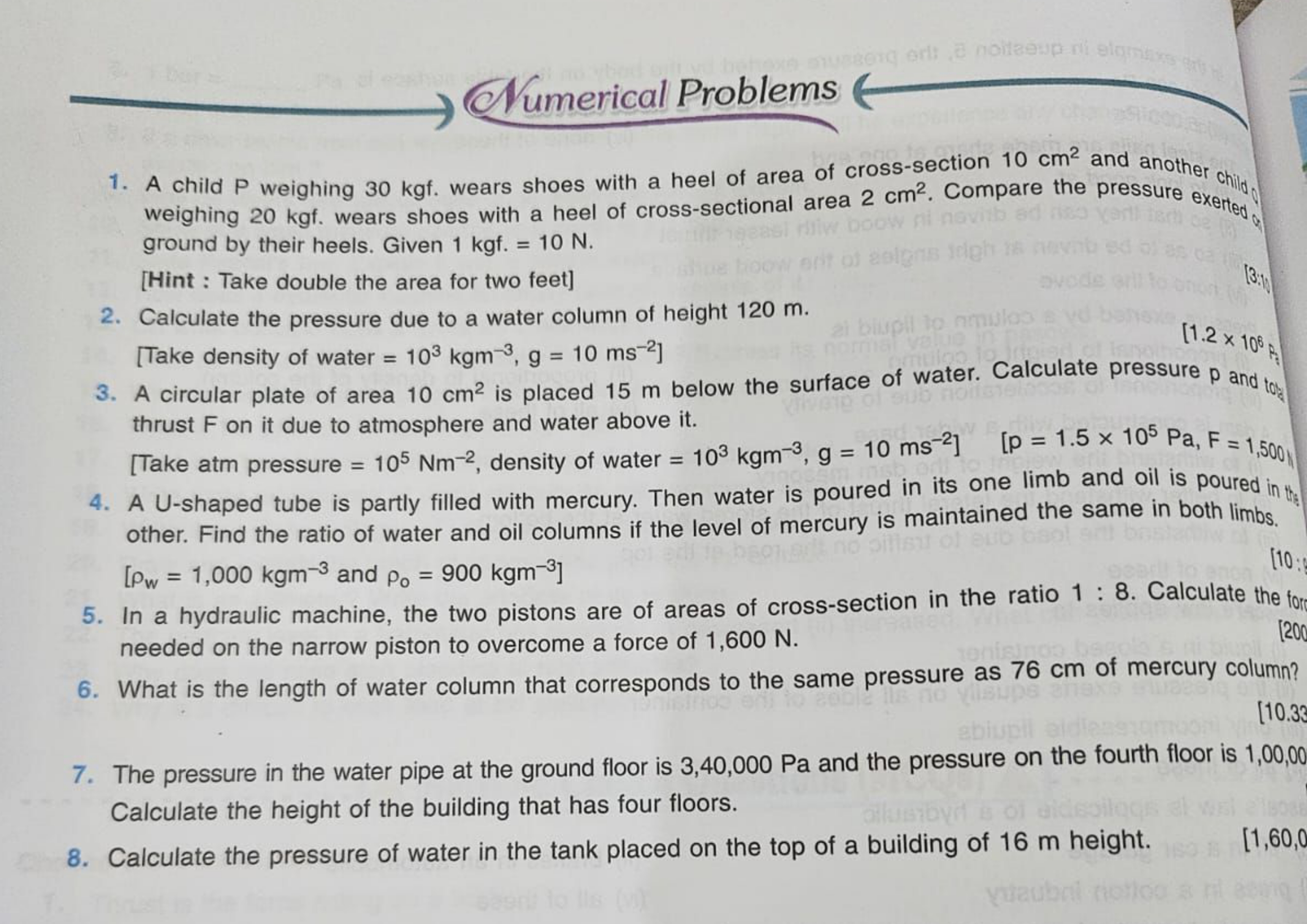 behexe mussen erl: a noitaeup ni elgmaxs grip
Numerical Problems
and a