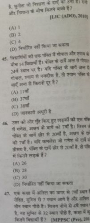 है, सुनीता जो निशान्त के दाए का 82 बा 81 रानी और निशान्त के यीच कितने 