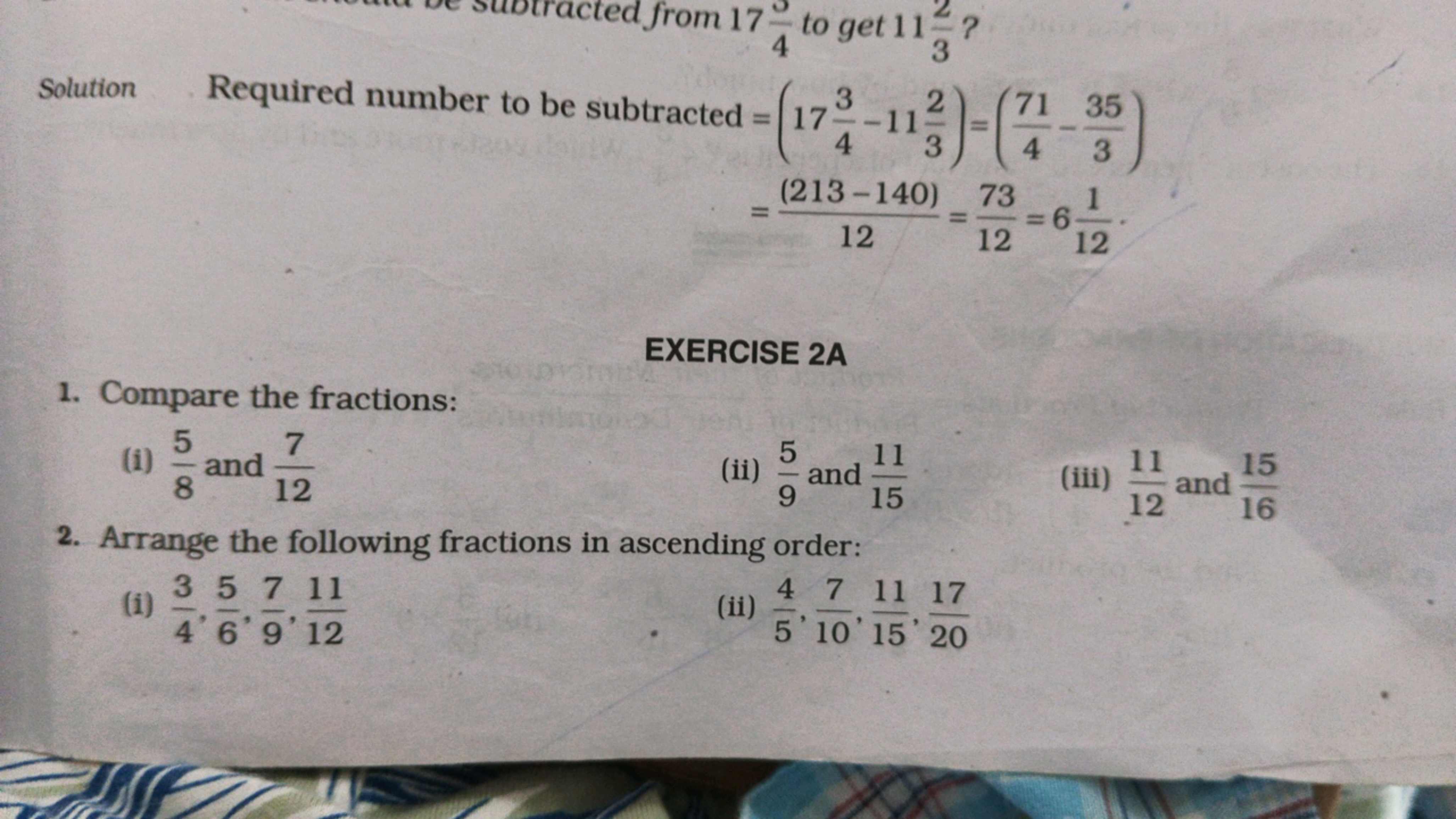 Solution
 - 1740​ to get 1132​ ?  Required number to be subtracted =(1