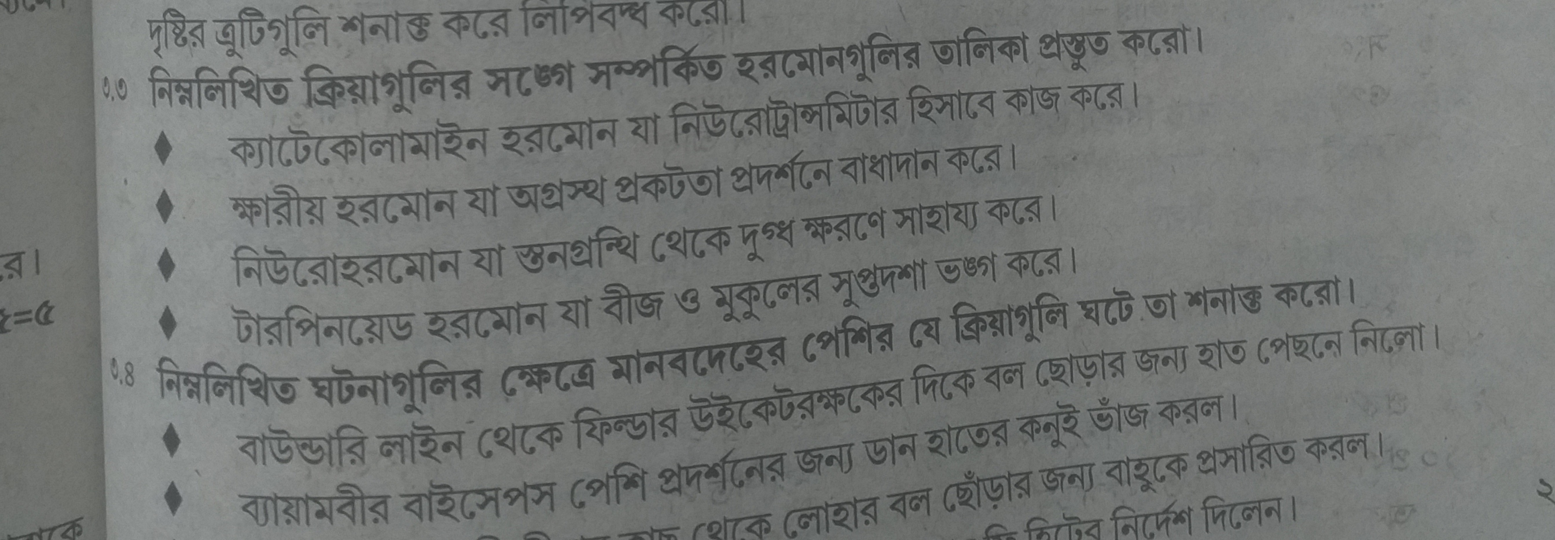 
- क्याরীয় হরমোন যা অগ্রস্থ প্রকটতা প্রদর্শনে বাধাদান করে।
- নিউরোহরম