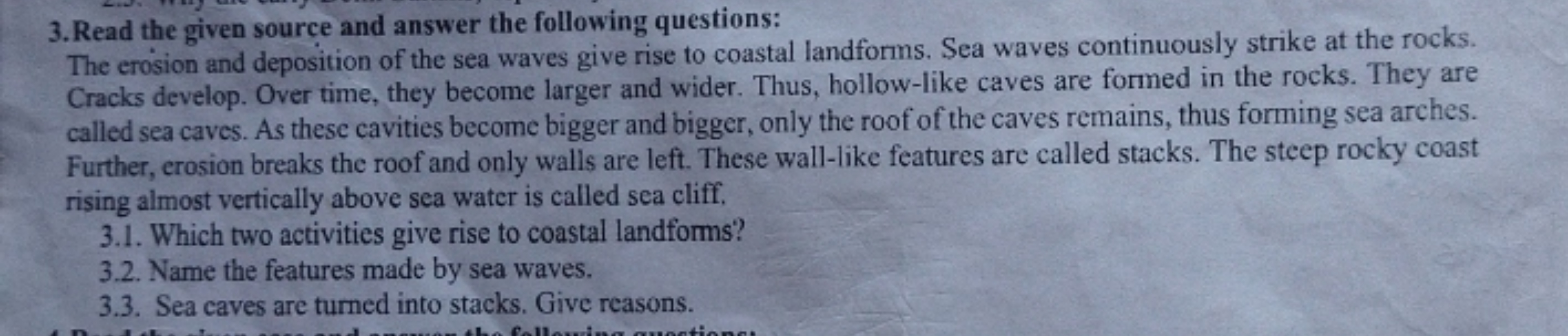 3. Read the given source and answer the following questions:

The eros