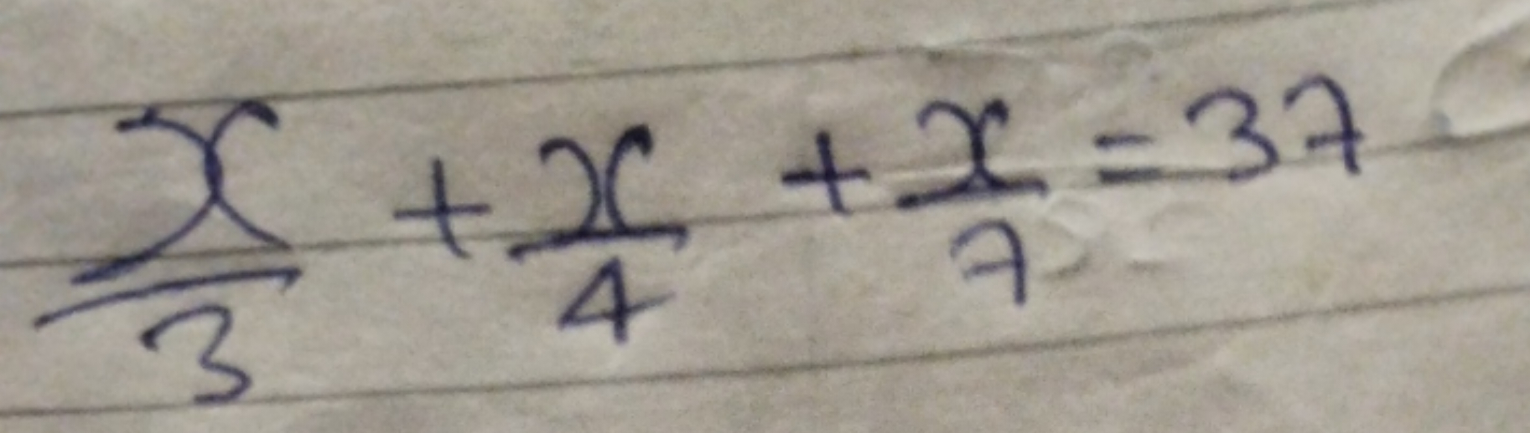 3x​+4x​+7x​=37