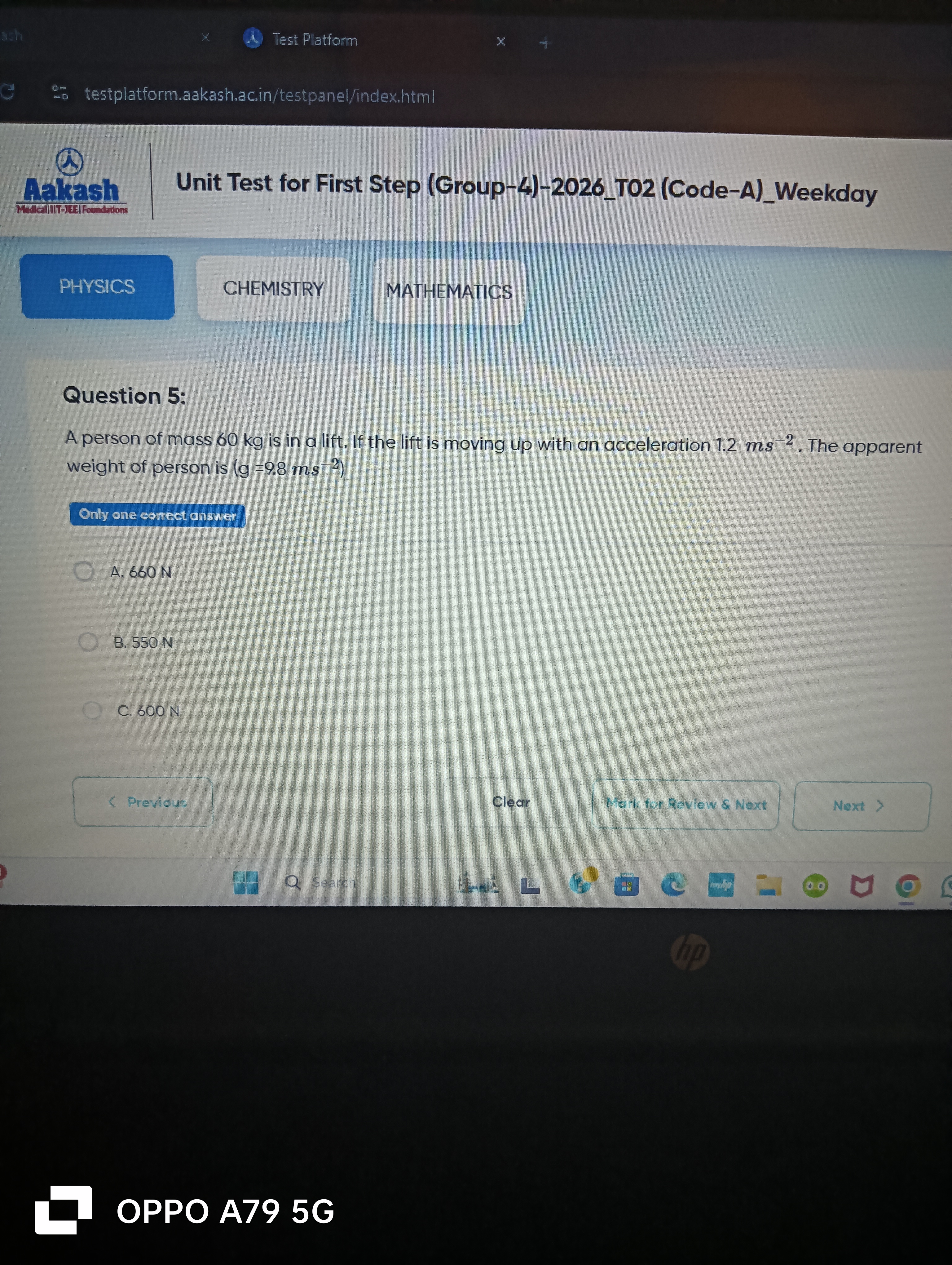 ash
C
Test Platform
testplatform.aakash.ac.in/testpanel/index.html
Aak