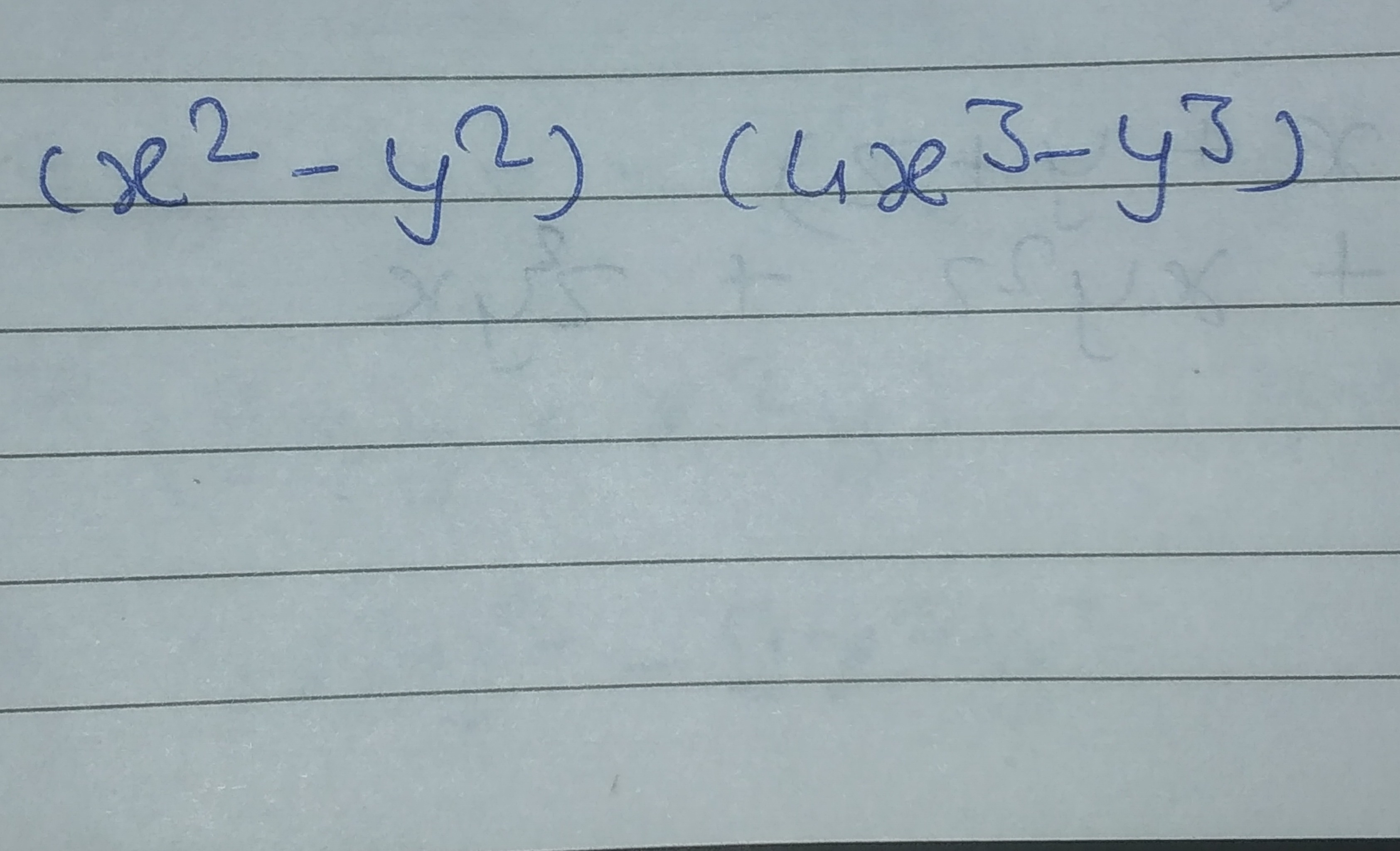 (x2−y2)(4x3−y3)