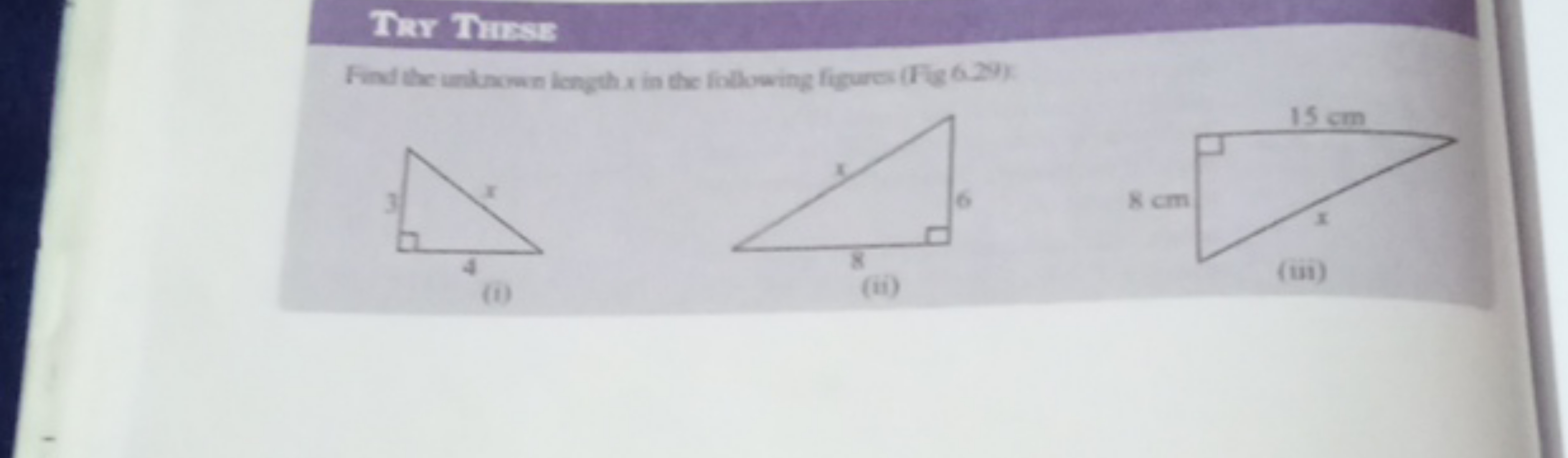 They These
Find the undacion langth x in the following figures (Fig6.2