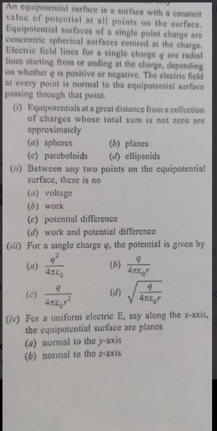 An equipotential surface is a surface with a constant value of potemia