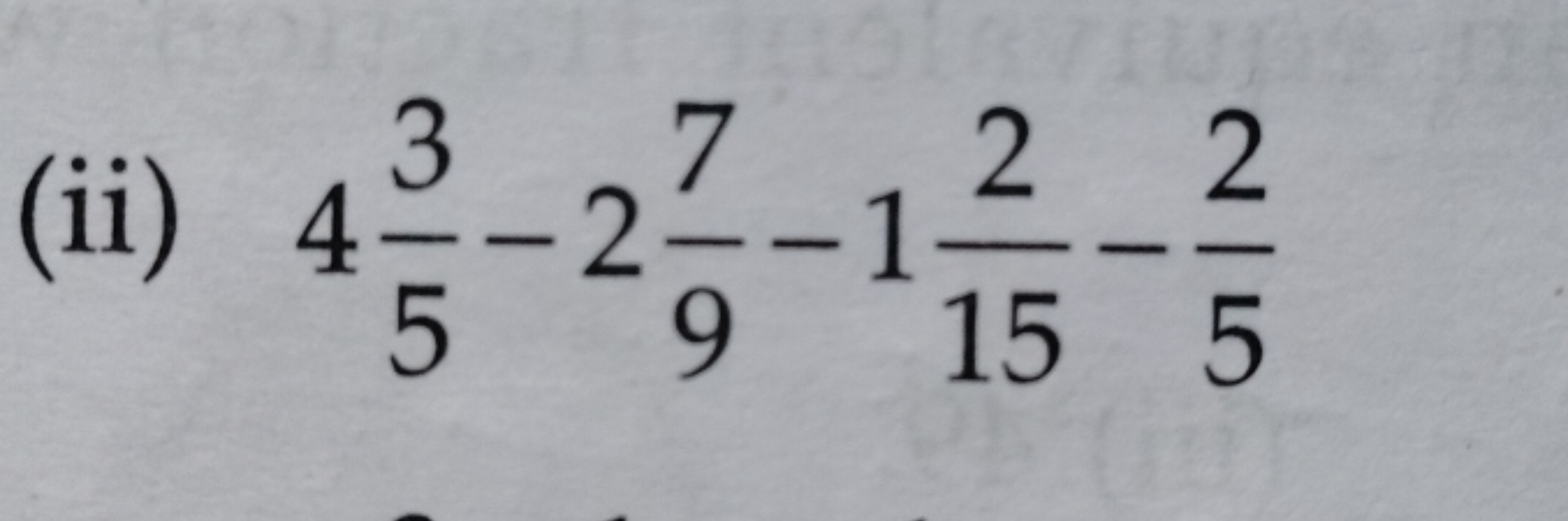 (ii) 453​−297​−1152​−52​