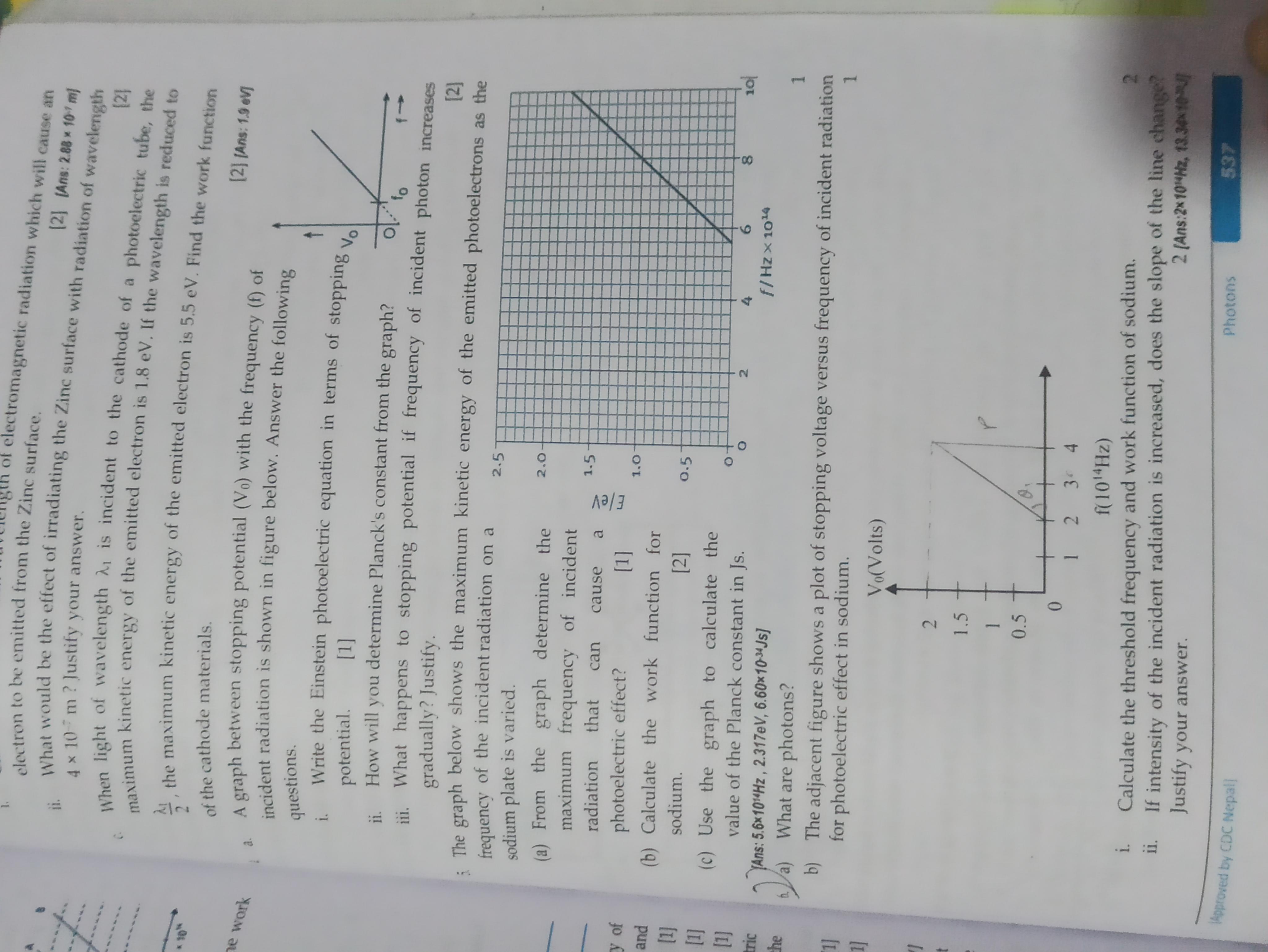 of electromagnetic radiation which will cause an 4×10−5 m ? Justify yo