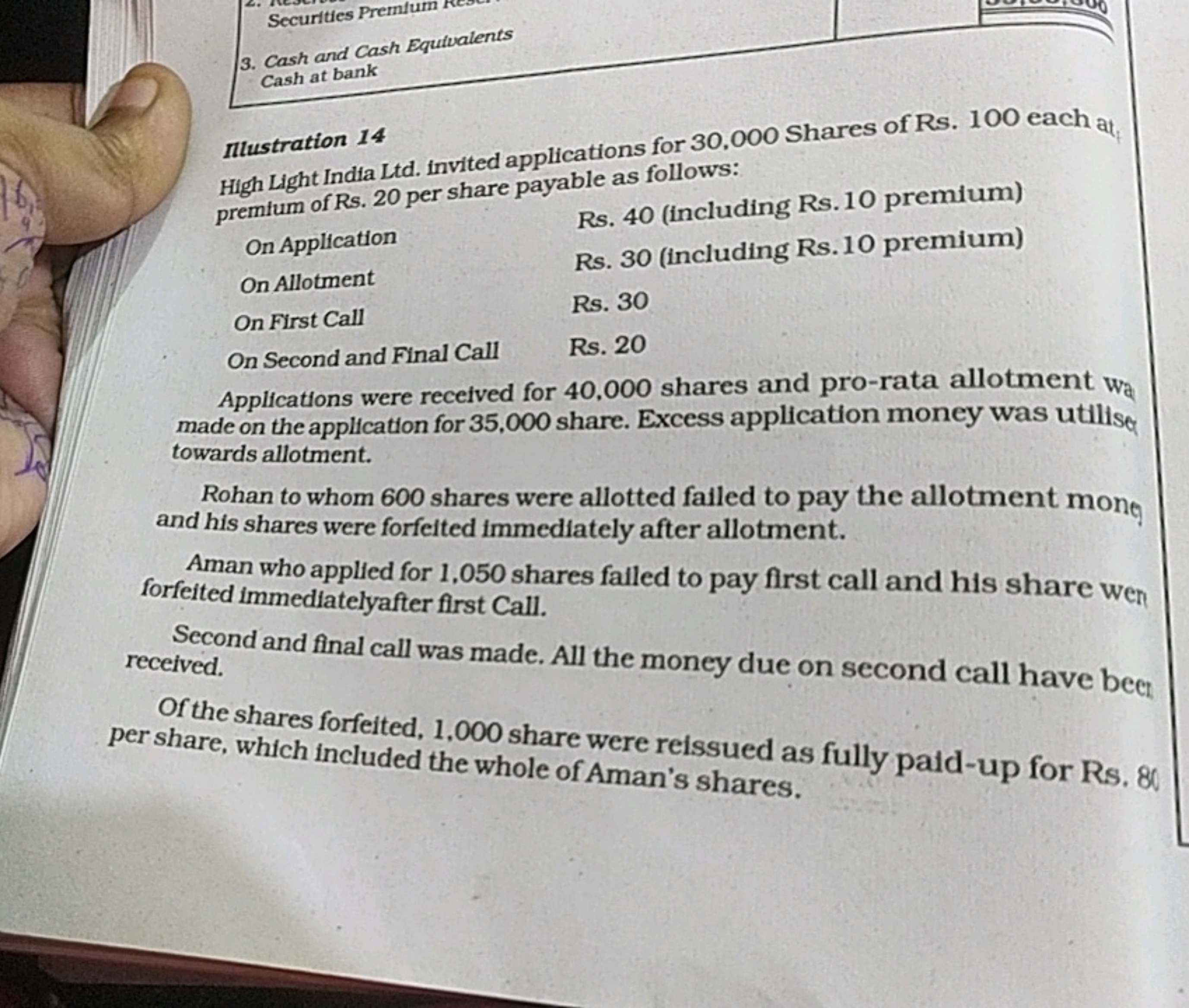 3. Cash and Cash Equivalents

Cash at bank

Illustration 14
High Light