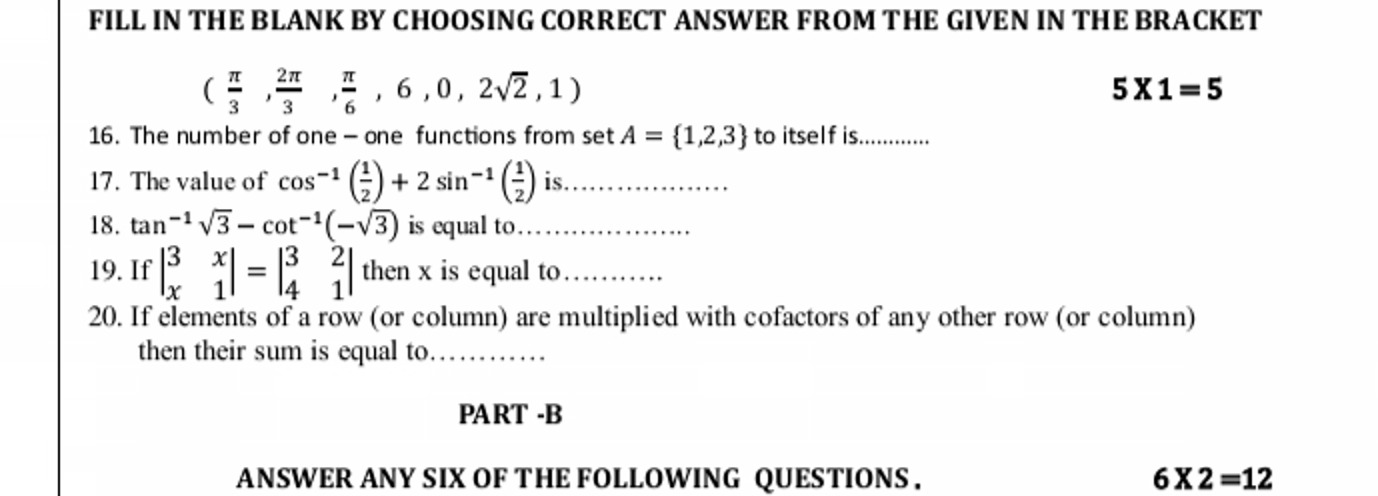 FILL IN THE BLANK BY CHOOSING CORRECT ANSWER FROM THE GIVEN IN THE BRA