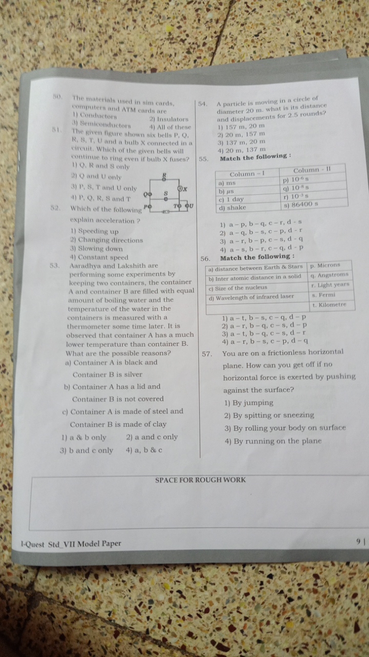 30. The materials used in sim cards, computers and ATM cards are
1) Co